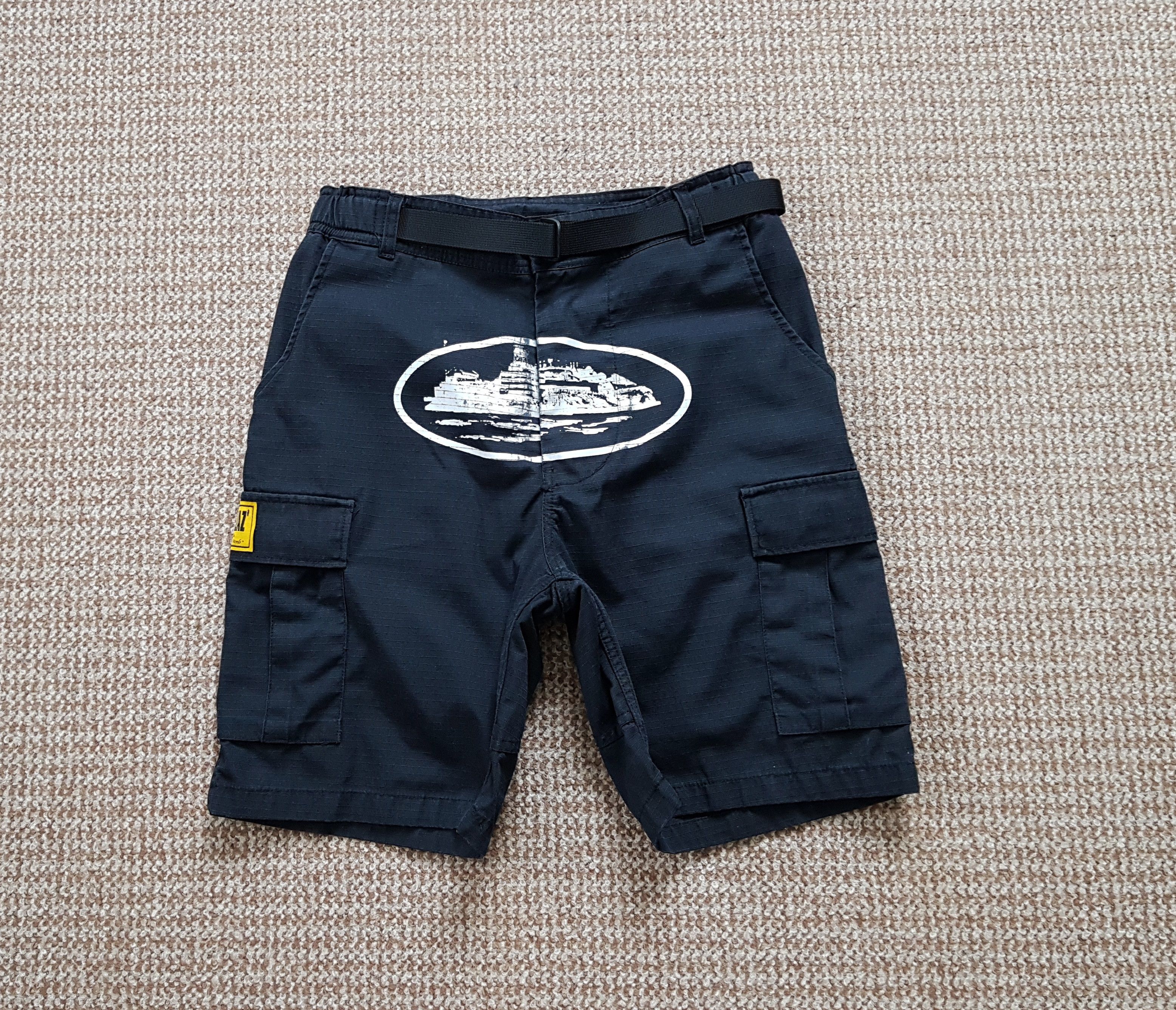 Corteiz Corteiz HMP Raw Hem shorts heather grey medium | Grailed
