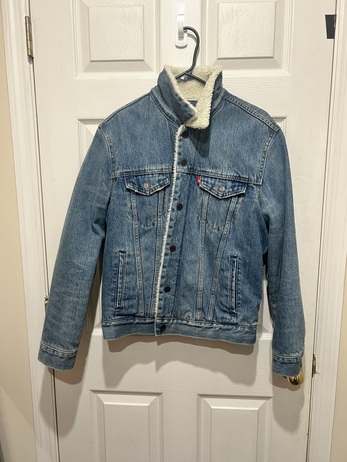 Levi's Levi’s Sherpa Denim Jacket Size US S / EU 44-46 / 1 - 1 Thumbnail