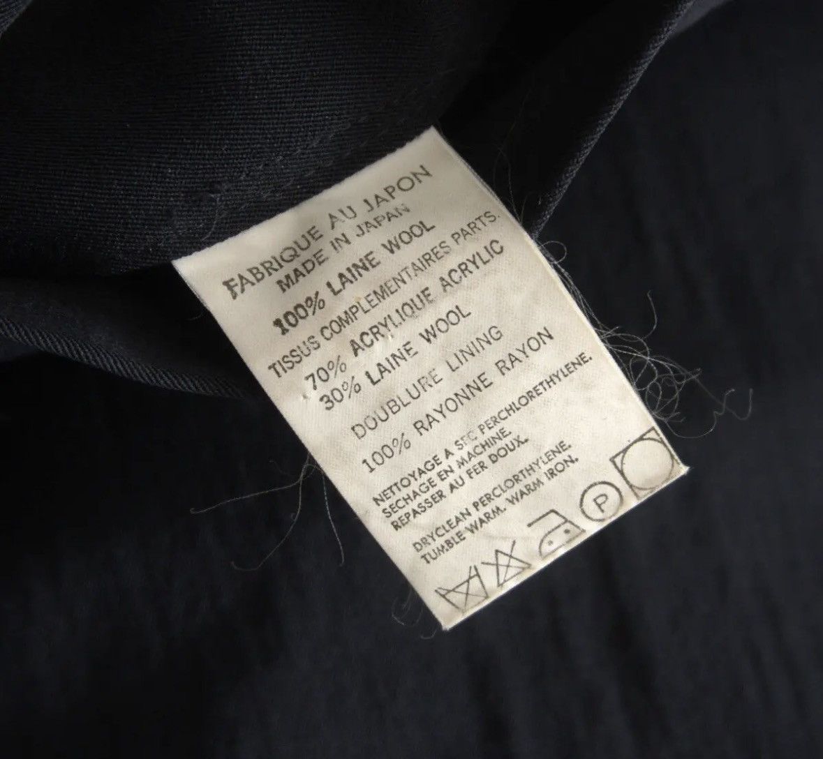 Yohji Yamamoto Yohji Yamamoto 1990s Oversized Wool Zipper Jacket Size US M / EU 48-50 / 2 - 7 Thumbnail