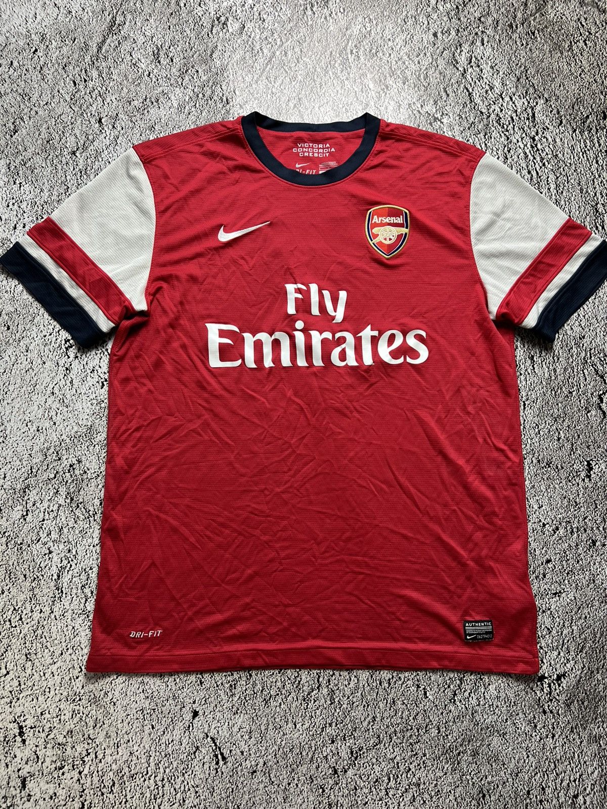 Nike 2012-2014 Arsenal London nike drill y2k jersey Size US L / EU 52-54 / 3 - 1 Thumbnail