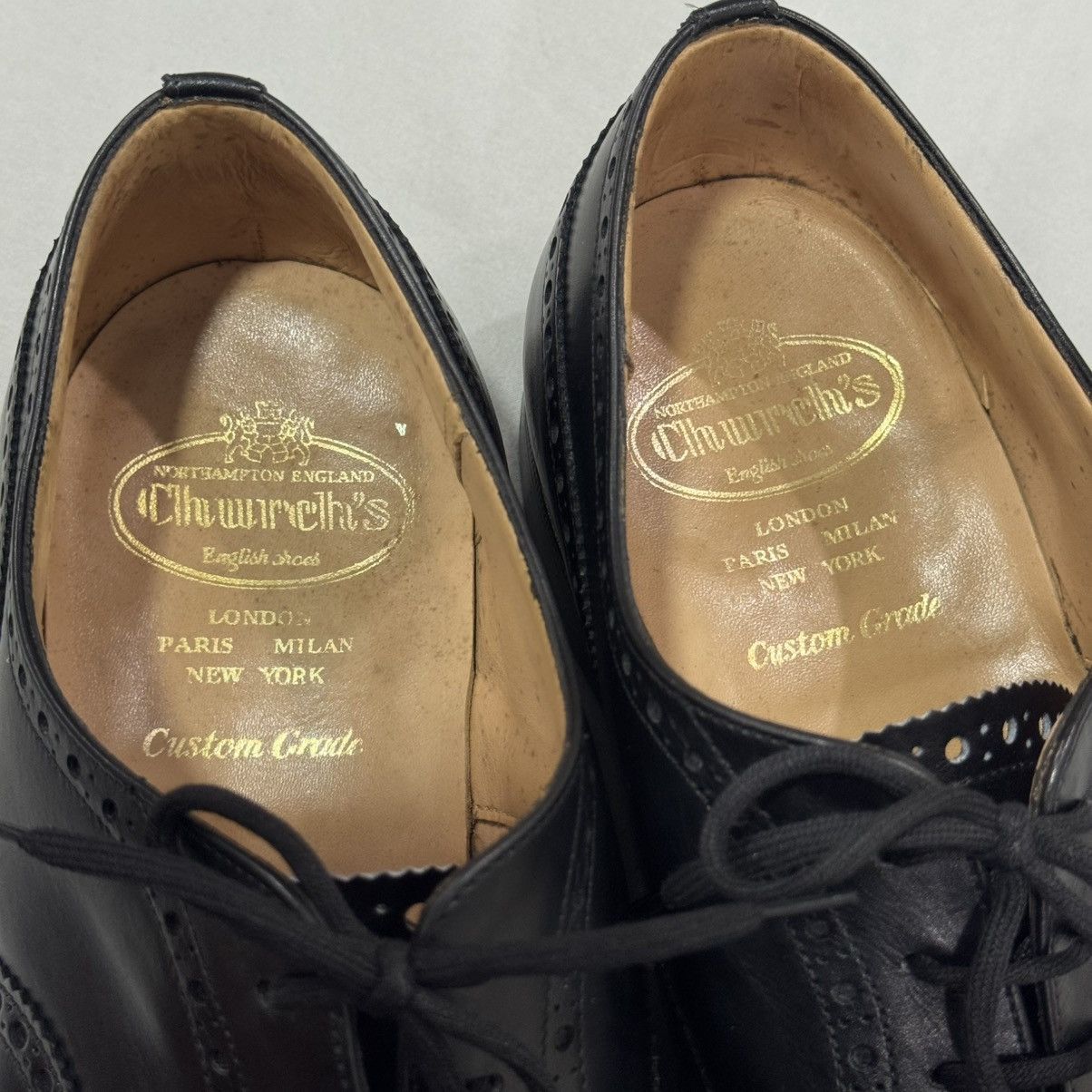 Church's Diplomat 173 Calf Leather Oxford Brogue – Black 🔥