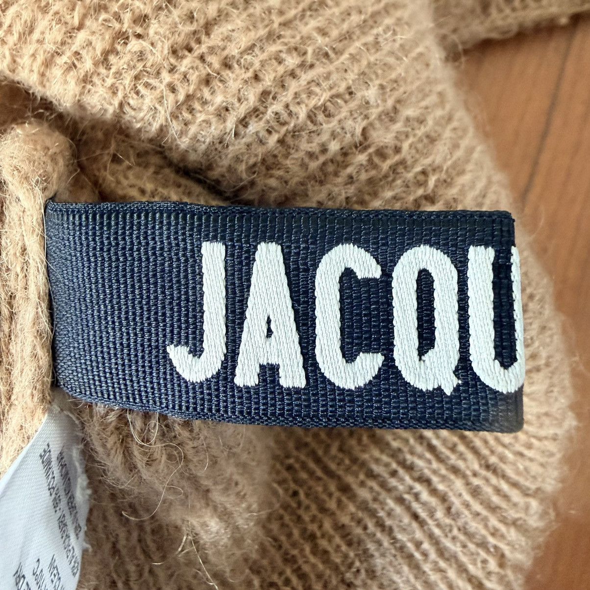 Jacquemus Jacquemus La Maille Dao Ribbed-Knit Sweater Italy 36 Beige Size XS / US 0-2 / IT 36-38 - 14 Thumbnail