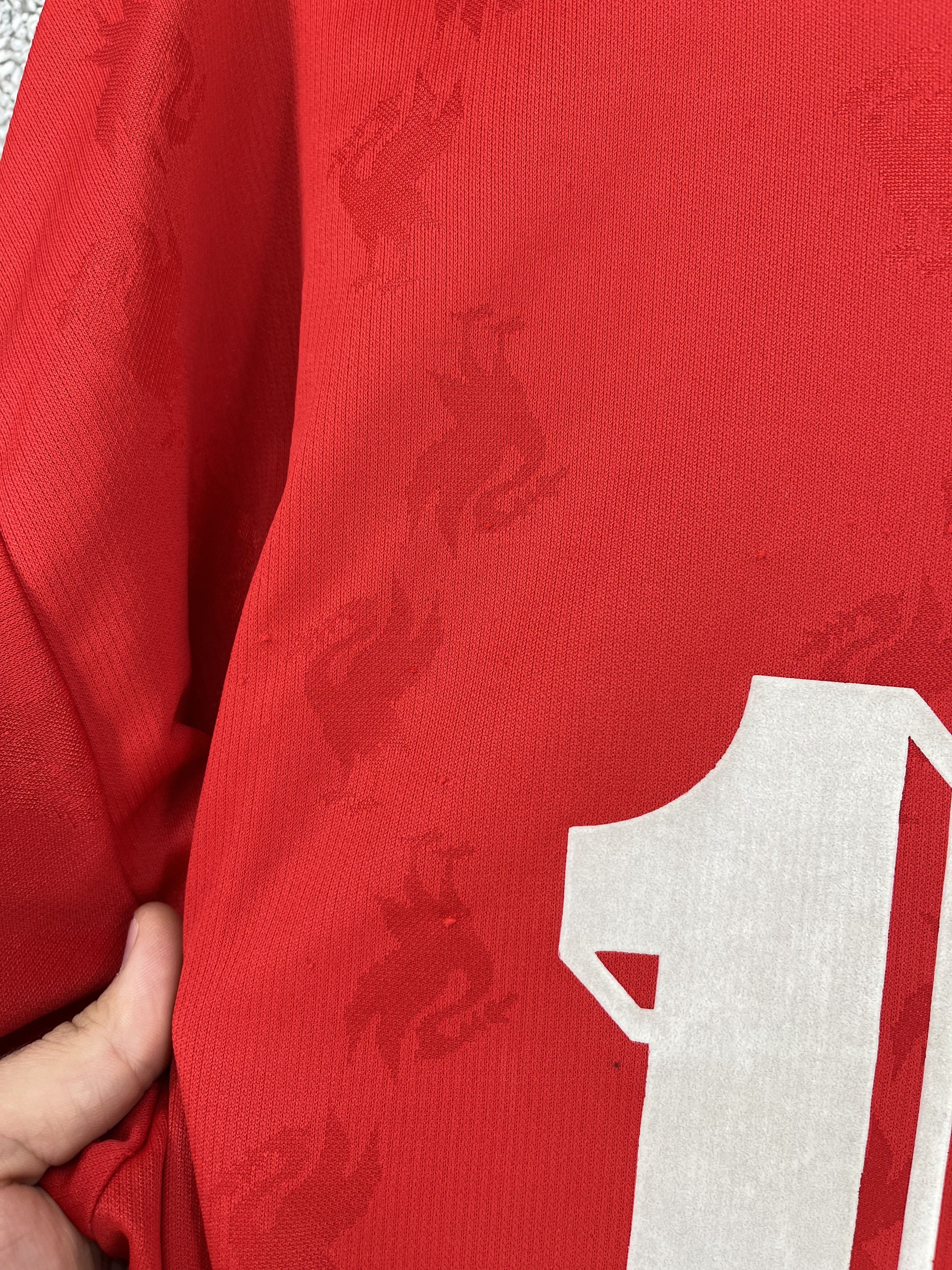 Reebok Liverpool FC 96/98 Home Jersey Reebok Carlsberg #10 UK Size US M / EU 48-50 / 2 - 18 Thumbnail