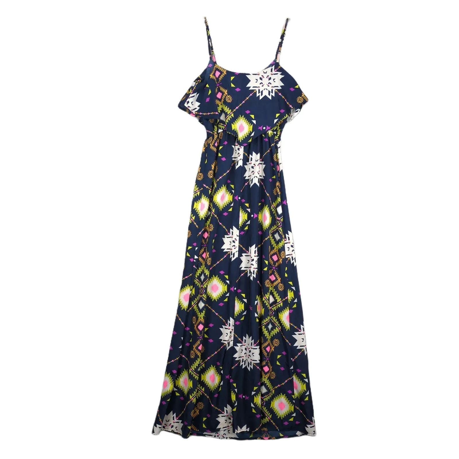 Other Fire Los Angeles Women's XS Aztec Print Long Maxi Dress Size XS / US 0-2 / IT 36-38 - 2 Thumbnail