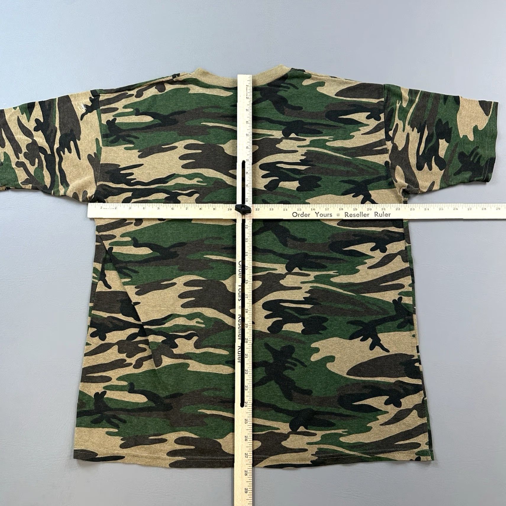 Vintage VINTAGE Horizon Shirt Mens XL Woodland Camo Crewneck Short Sleeve 90s Y2K Size US XL / EU 56 / 4 - 6 Thumbnail
