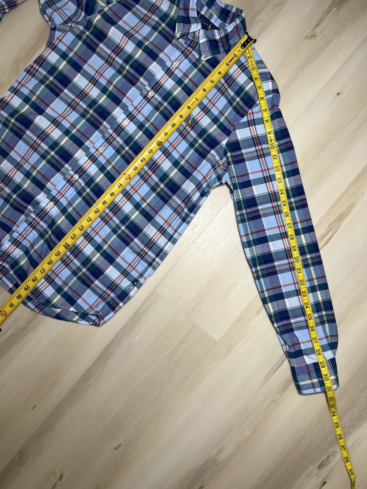 Polo Ralph Lauren Polo Ralph Lauren Plaid Oxford Button Down Shirt Classic Fit Size US S / EU 44-46 / 1 - 5 Thumbnail