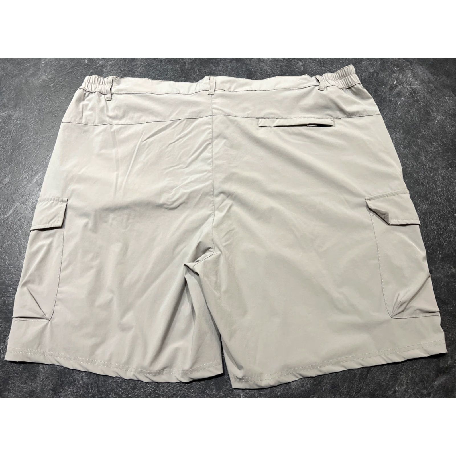 Vintage Hugut Men's Hiking Cargo Shorts Quick Dry Lightweight Gray 3XL Regular Inseam 10" Cargo Pockets Outdoor Travel Mens Size US 39 - 7 Thumbnail
