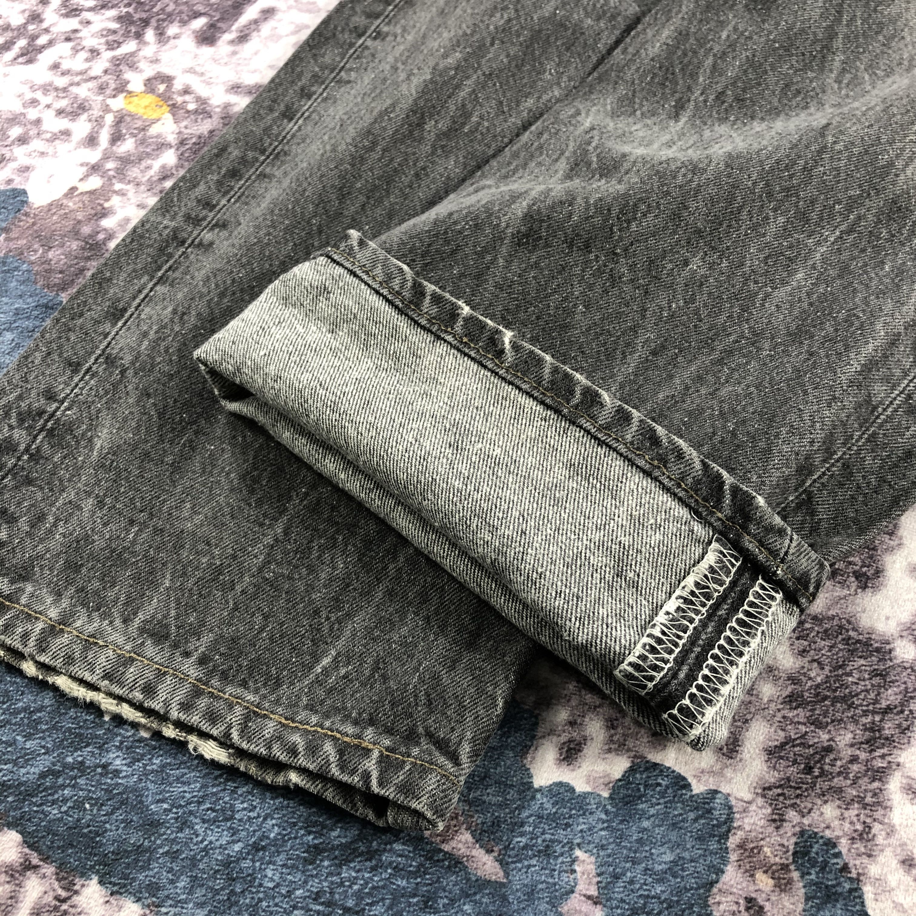Levi's × Vintage Vintage Faded Black Levis 501 Jeans-JM2351 Size US 38 / EU 54 - 9 Thumbnail