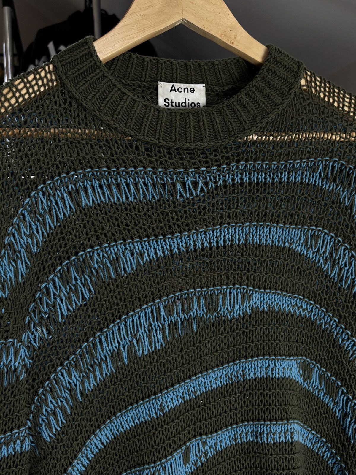 Acne Studios Acne Studios Distressed Crochet Mesh Knit Vintage Sweater Size US XS / EU 42 / 0 - 3 Thumbnail