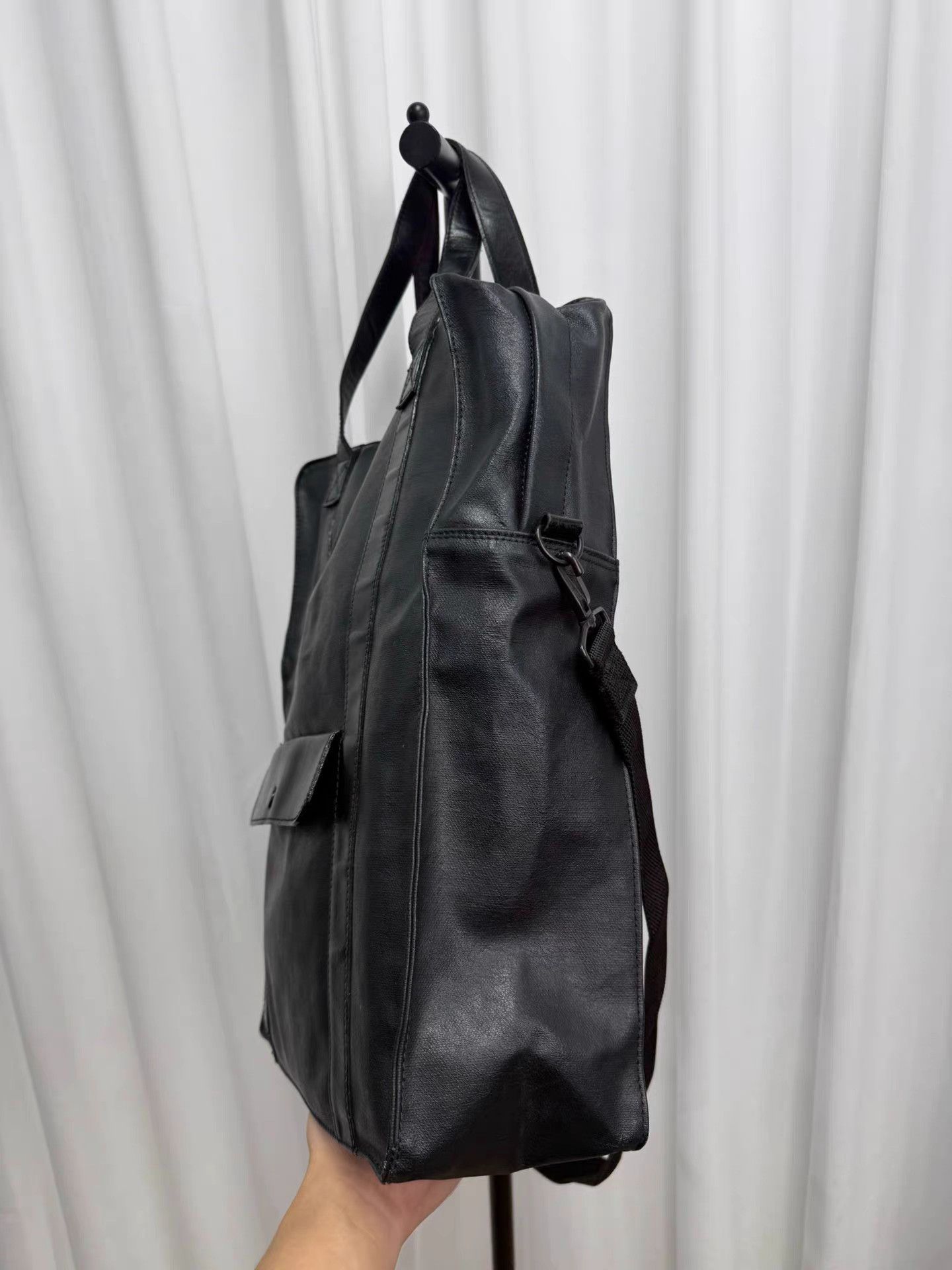 Yohji Yamamoto yohji yamamoto y's for men Waxed Handbag / Crossbody Bag K20 Size ONE SIZE - 3 Thumbnail