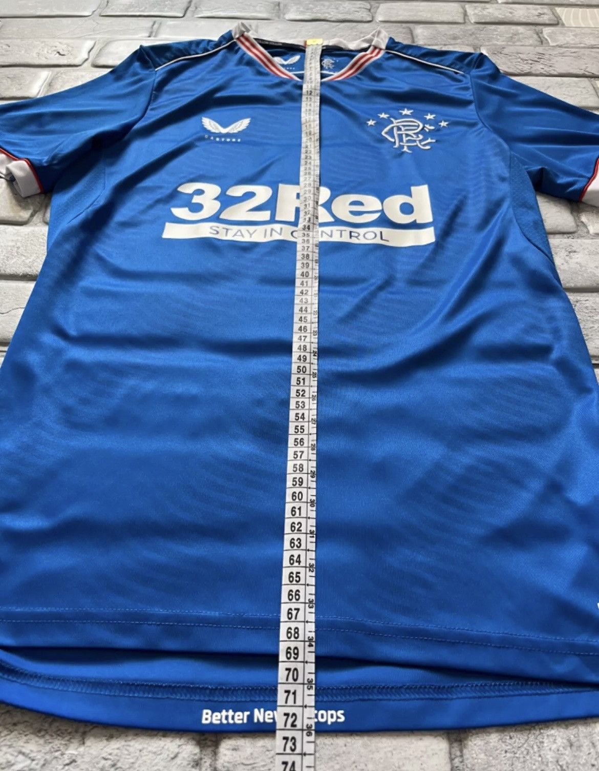 Castore RANGERS F.C. CASTORE 2020/2021 FOOTBALL HOME JERSEY Size US S / EU 44-46 / 1 - 10 Thumbnail