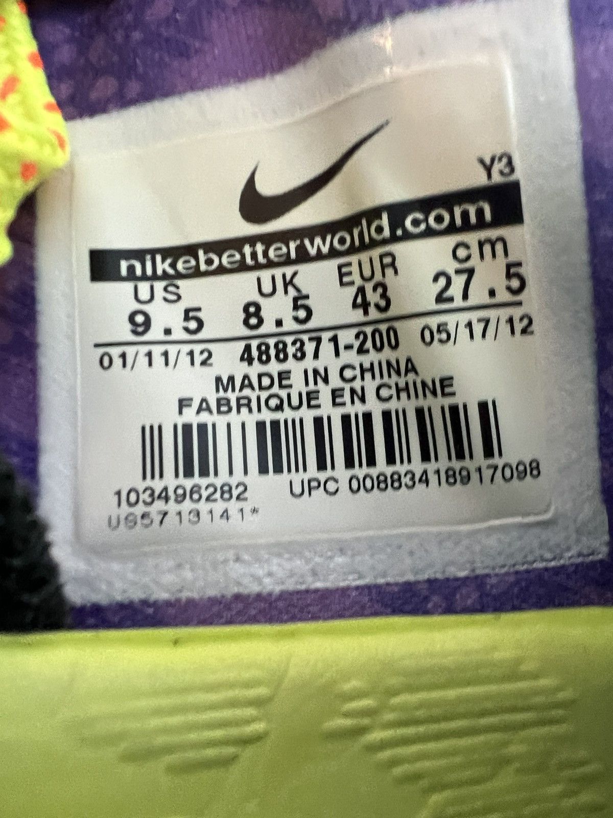 Nike What The Kobe 7 Size US 9.5 / EU 42-43 - 10 Thumbnail