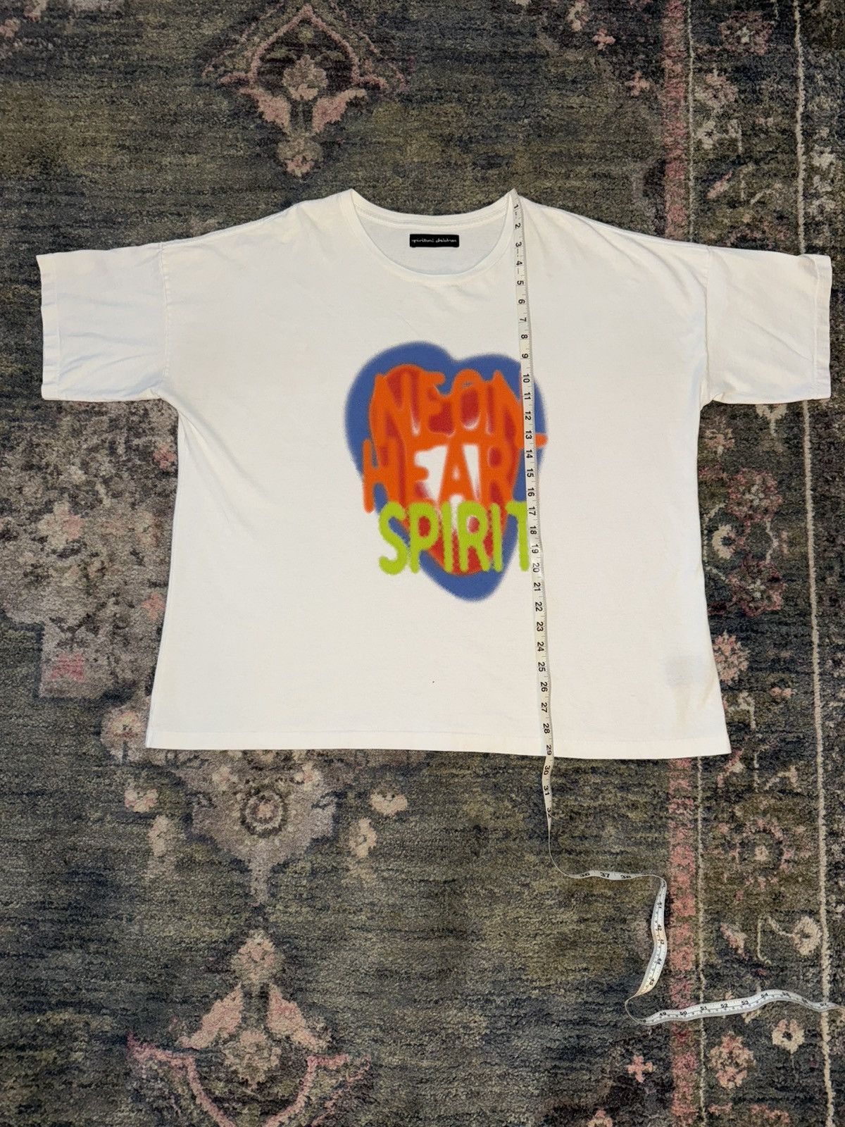 Siberia Hills Neon heart spirit t shirt Size US XL / EU 56 / 4 - 2 Thumbnail