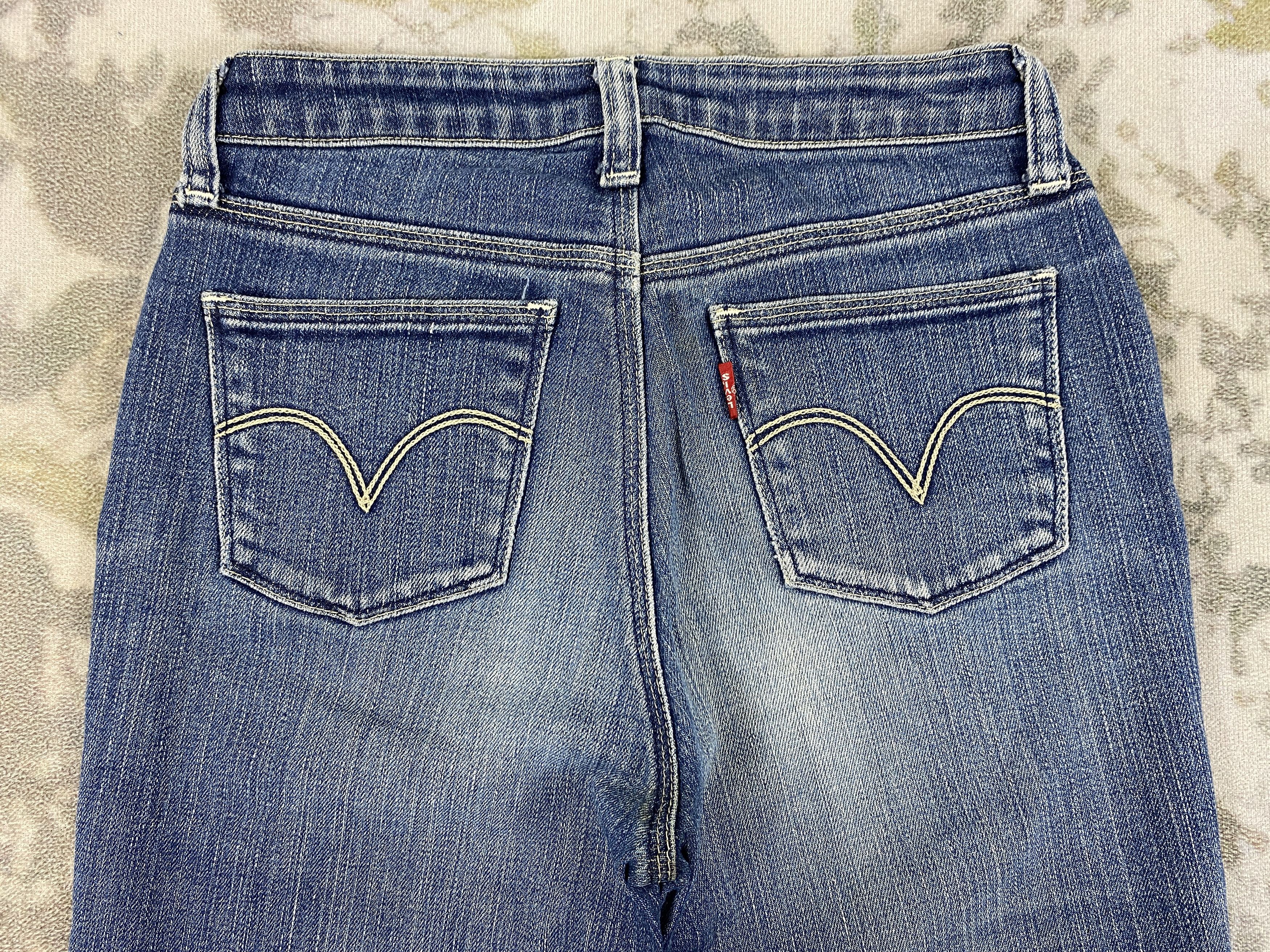 Levi's Faded Blue Levi's Flare Jeans 25x30 Denim- JN3768 Size 36" / US 14 / IT 50 - 4 Thumbnail