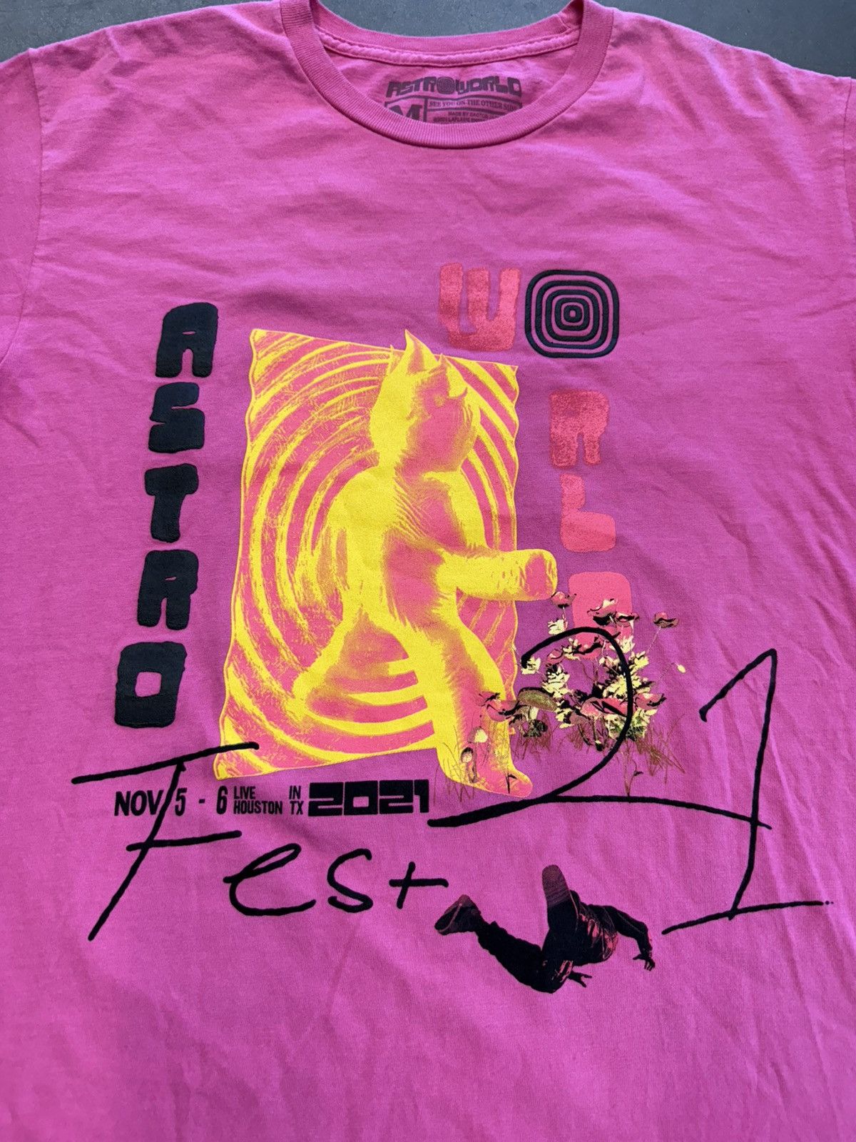 Rolling Loud × Travis Scott SS23 Travis Scott Other Side T-Shirt Size US M / EU 48-50 / 2 - 4 Thumbnail