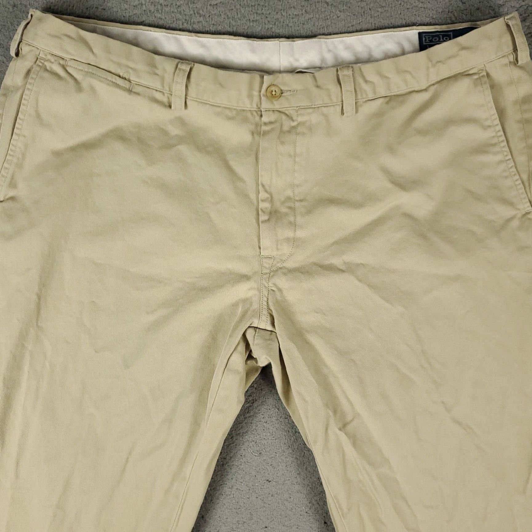Ralph Lauren Ralph Lauren Pants Mens 42x32 Beige Chino Trousers Comfort Flat Front Size US 42 / EU 58 - 2 Thumbnail
