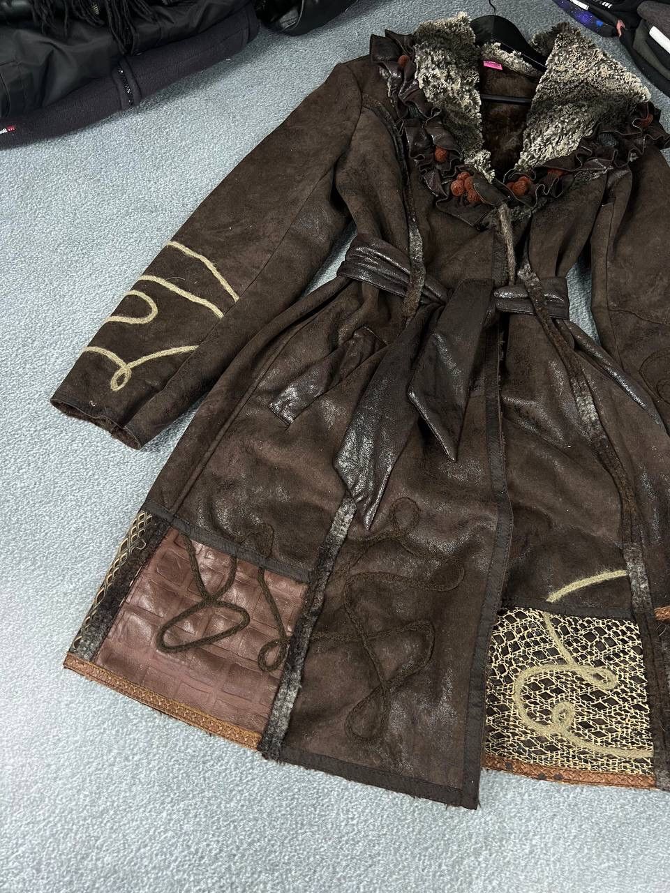 Save The Queen 00s Archival Futuristic Y2K Coat Jacket