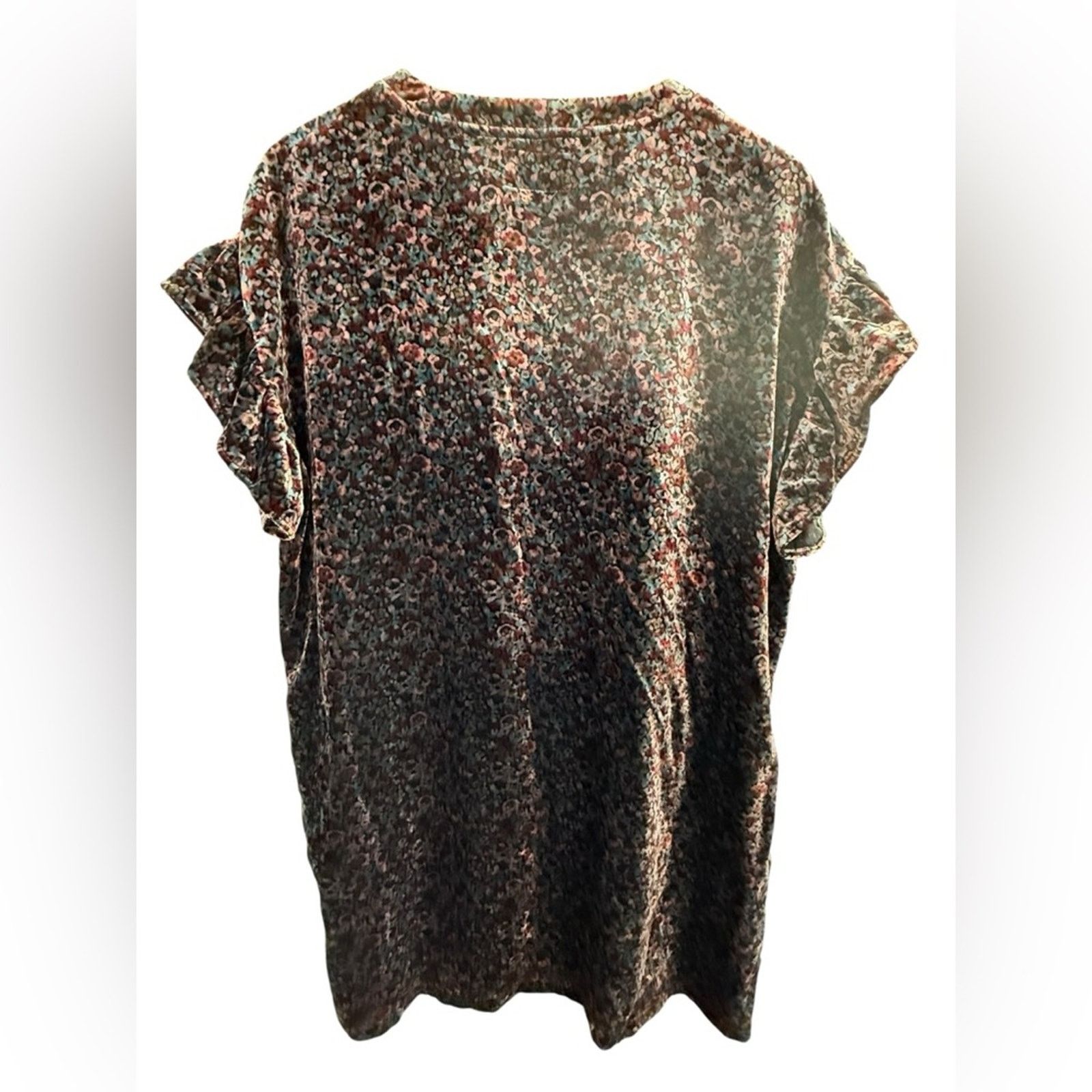 Anthropologie Current/Elliot Velvet Tunic Dress 3 Size L / US 10 / IT 46 - 4 Thumbnail