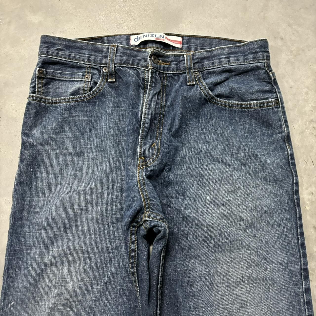 Levi's × Vintage Crazy Vintage Y2K/2000s Grunge Levi’s Dark Wash Essential Denim Jeans! Size US 32 / EU 48 - 5 Thumbnail