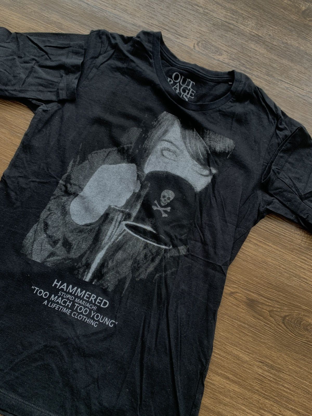 Japanese Brand 2000s japanese archive out rage ous y2k longsleeve tee Size US S / EU 44-46 / 1 - 4 Thumbnail