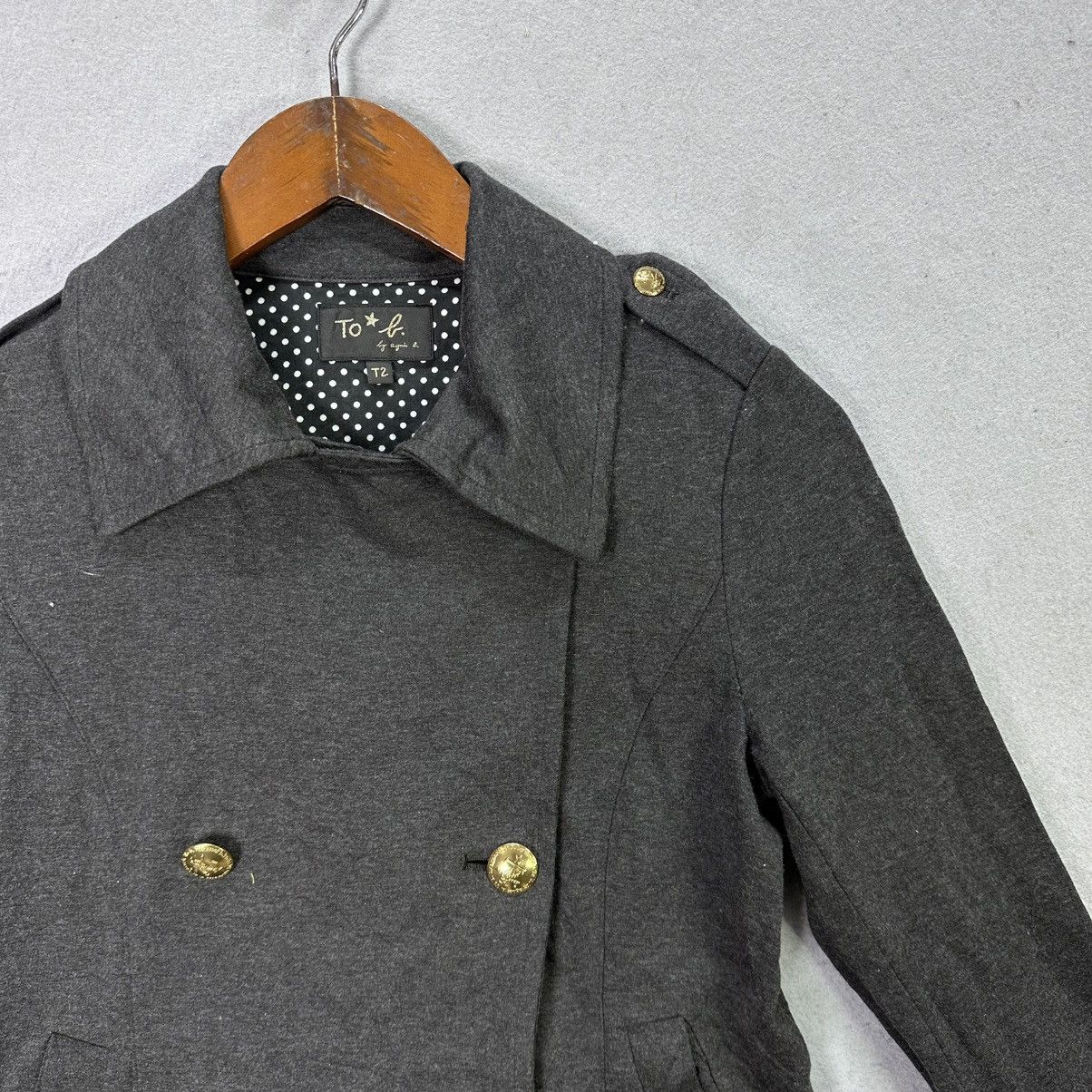 agnes b. Vintage To b. by Agnes b Japan Cropped Wool Jacket Size XS / US 0-2 / IT 36-38 - 3 Thumbnail
