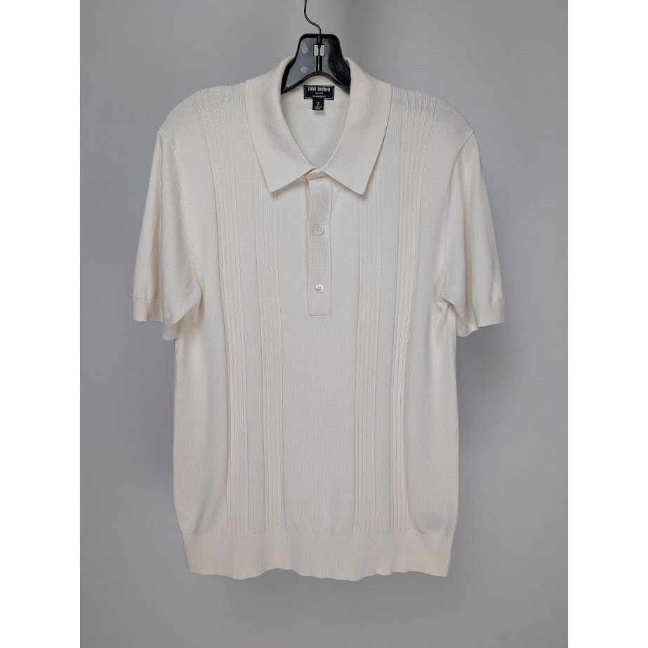 Todd Snyder o1rshd1 CC20 Polo Shirt in Bisque Size US S / EU 44-46 / 1 - 1 Thumbnail