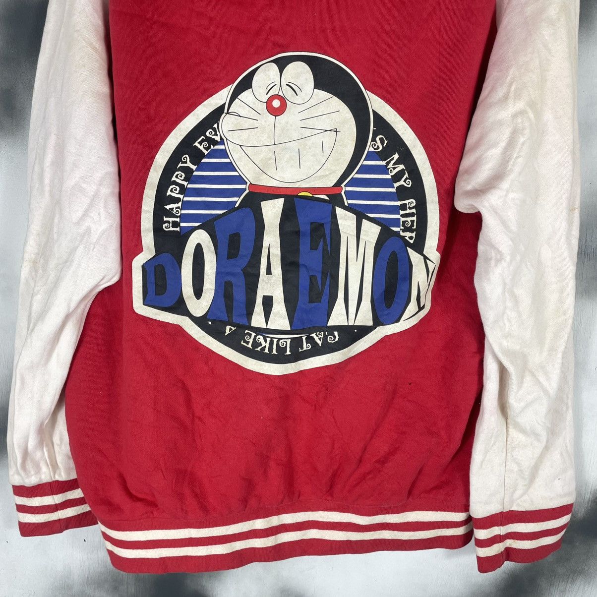 Anime Vintage Doraemon Zipper Hooded Size US L / EU 52-54 / 3 - 3 Thumbnail