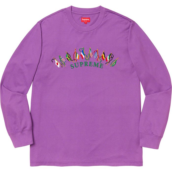 Supreme flags long sales sleeve