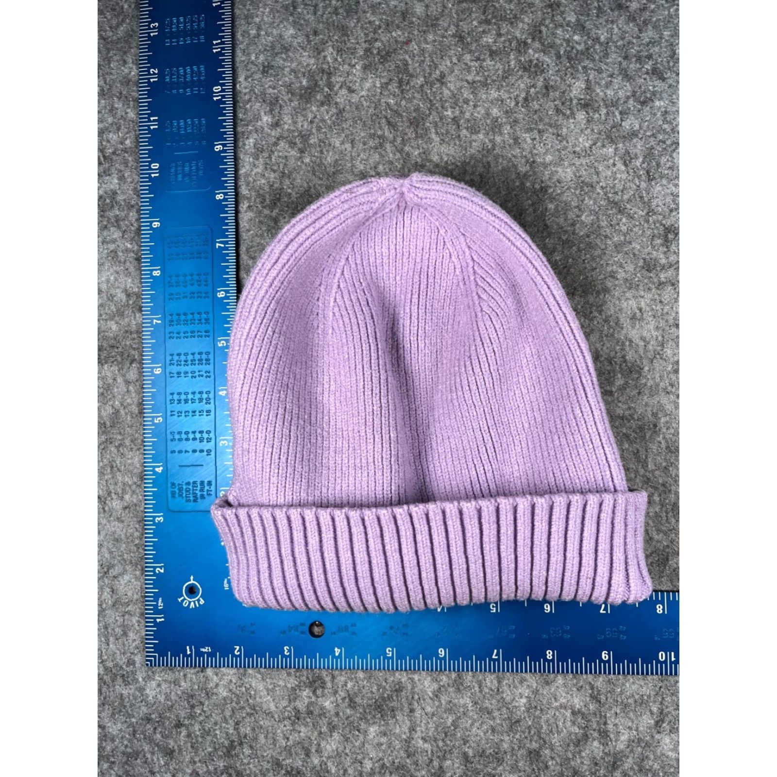 Vintage Time And Tru Beanie Toque Women One Size Purple Knit Polyester Blend Snow Winter Hat Size ONE SIZE - 3 Thumbnail