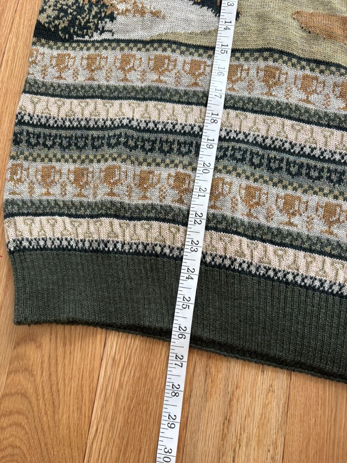 Burberry Burberry Vintage 90s Golf Logo Knit Wool Sweater 40 Medium Size US M / EU 48-50 / 2 - 15 Thumbnail