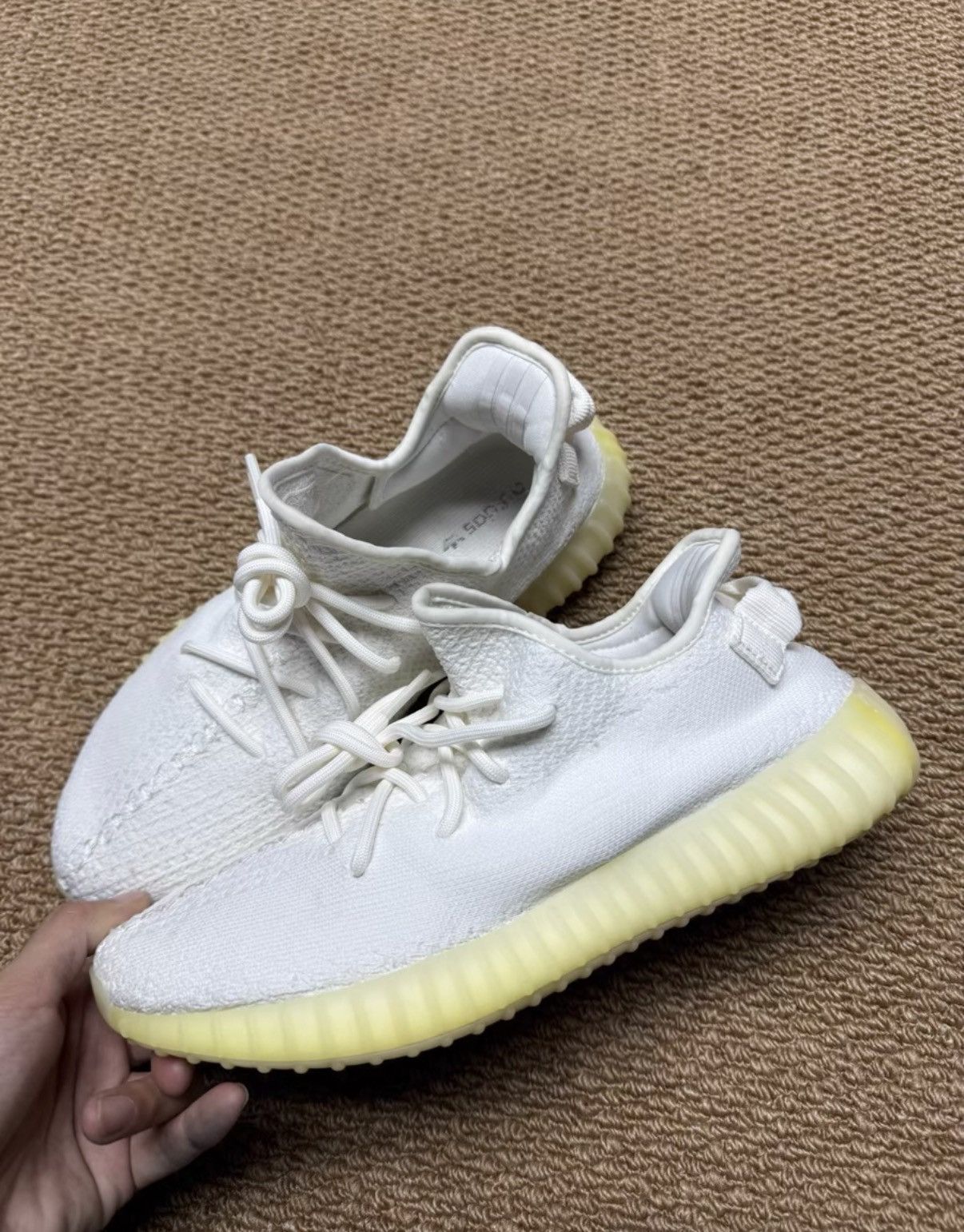 Adidas Adidas Yeezy 350 Cream White K37 Size US 8 / EU 41 - 4 Thumbnail
