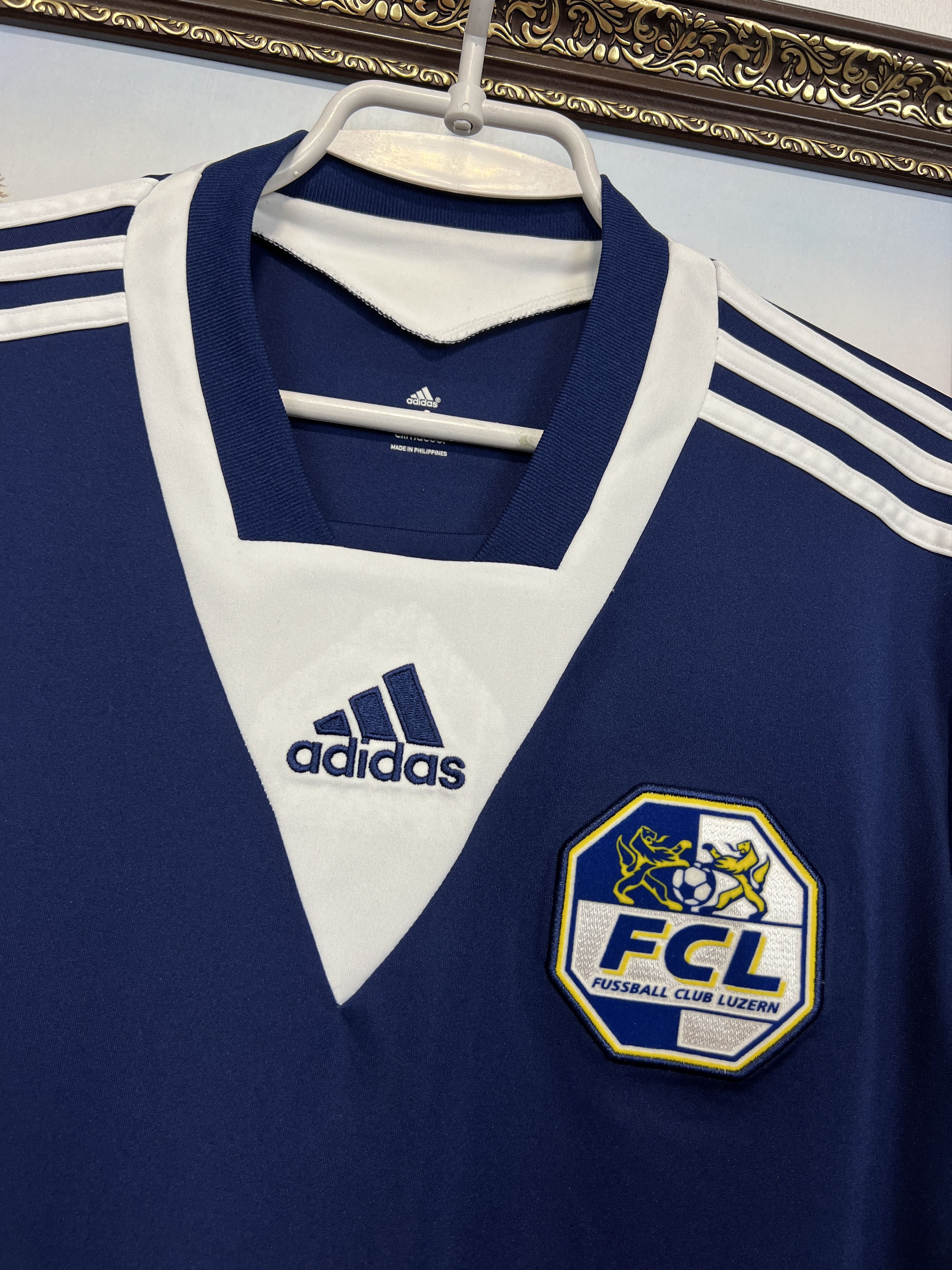 Adidas Luzern Home football shirt 2014 Soccer Long Sleeve Jersey Size US S / EU 44-46 / 1 - 3 Thumbnail