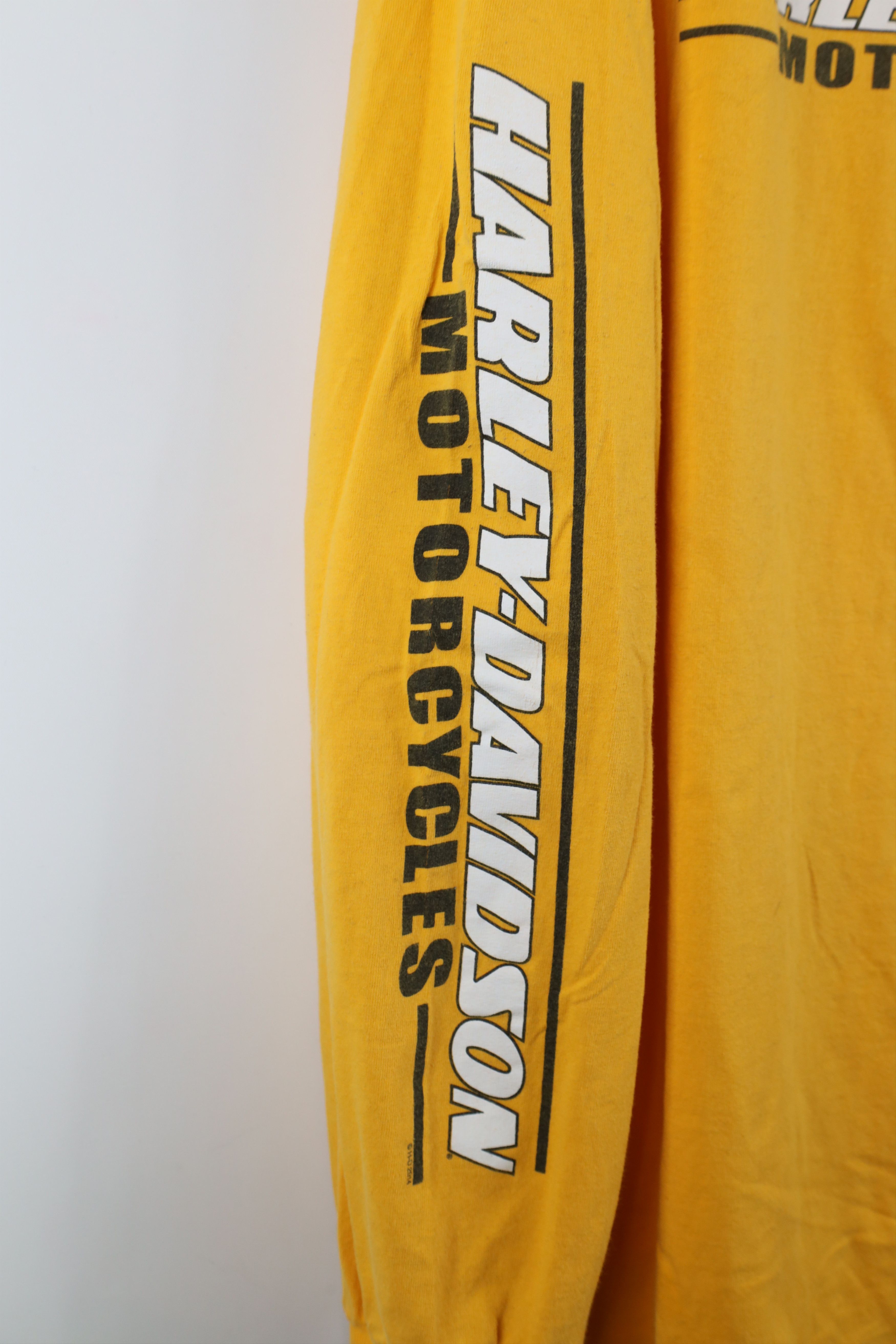 Harley Davidson × Vintage Vintage Y2K Harley Davidson Spell Out Long Sleeve T-Shirt Size US XXL / EU 58 / 5 - 4 Thumbnail