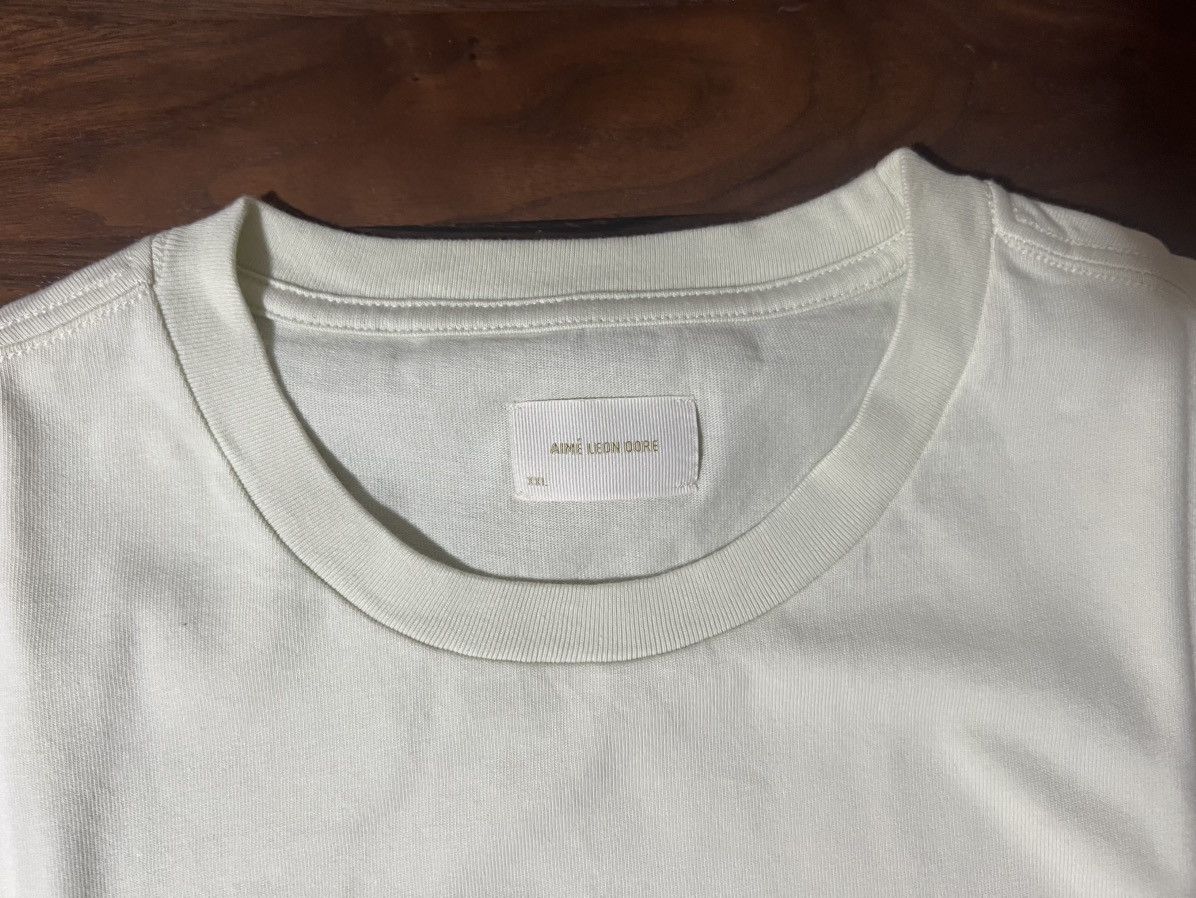Aime Leon Dore Aime Leon Dore ALD Dimensions Logo Tee in Silver Green XXL Size US XXL / EU 58 / 5 - 3 Thumbnail