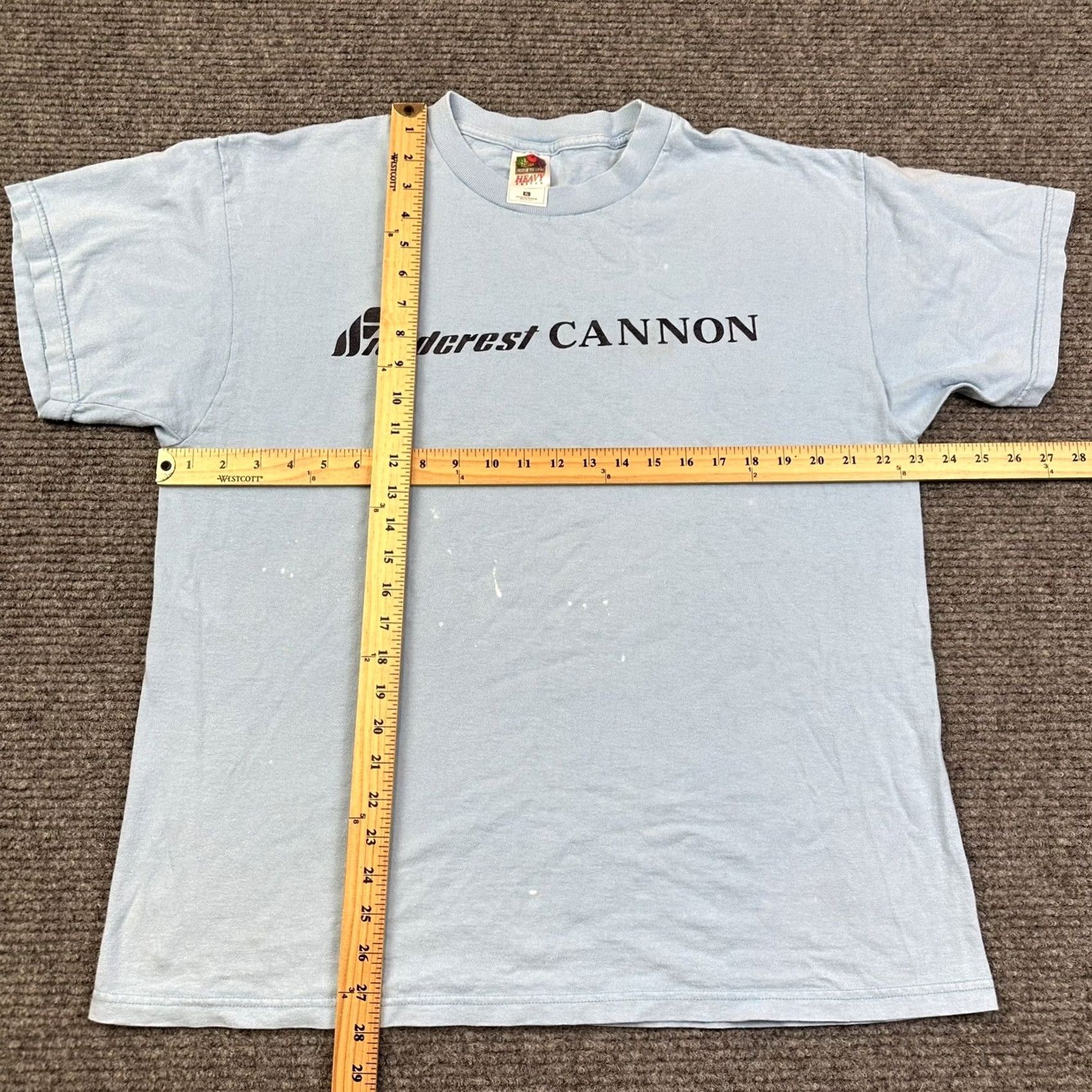 Fruit Of The Loom VINTAGE Fieldcrest Cannon Short Sleeve T Shirt Blue 90s XL Graphic Tee Mens Mens? Size US XL / EU 56 / 4 - 4 Thumbnail