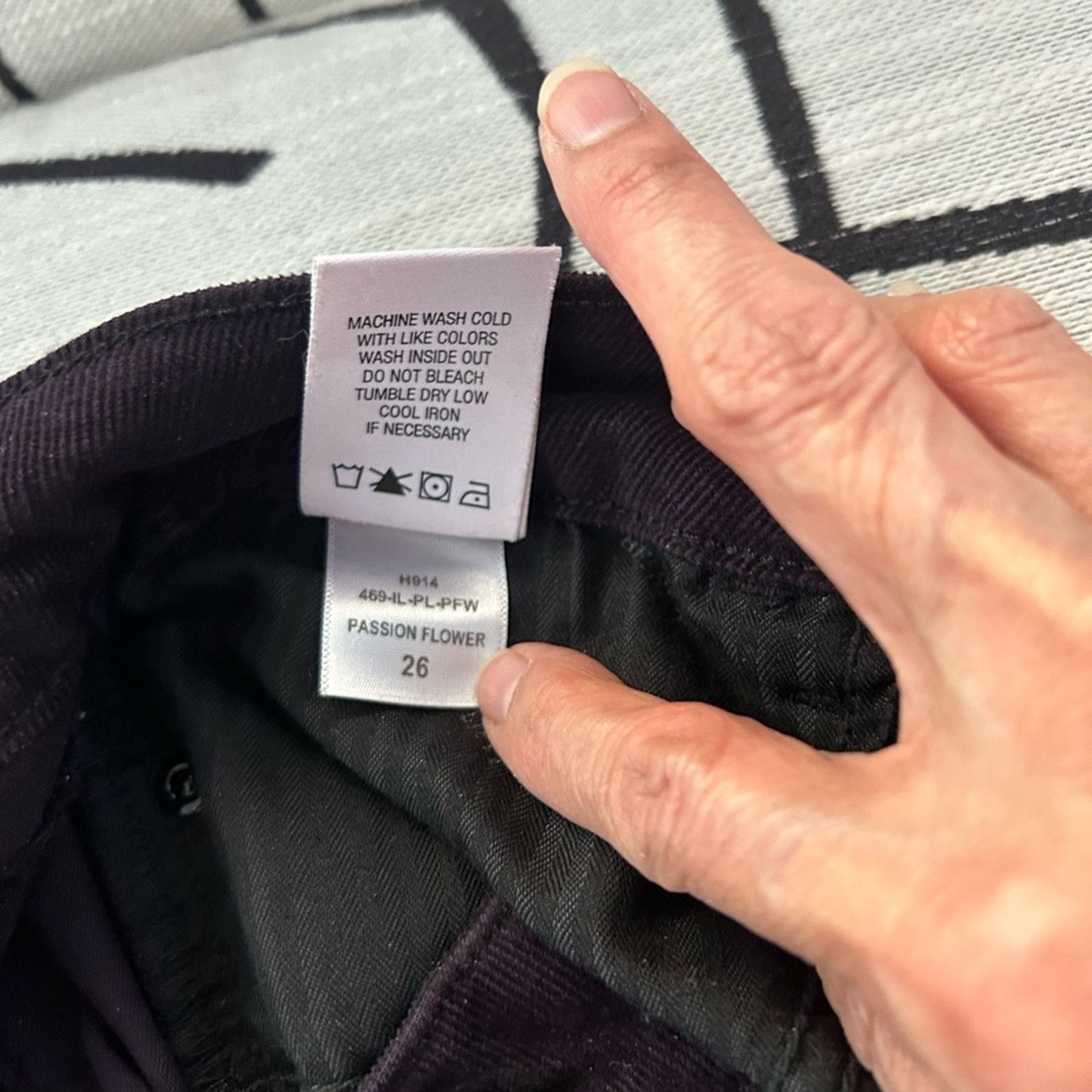 Designer Habitual Angelina Cigarette Women's Jeans Size 26 plum Size 26" / US 2 / IT 38 - 7 Thumbnail