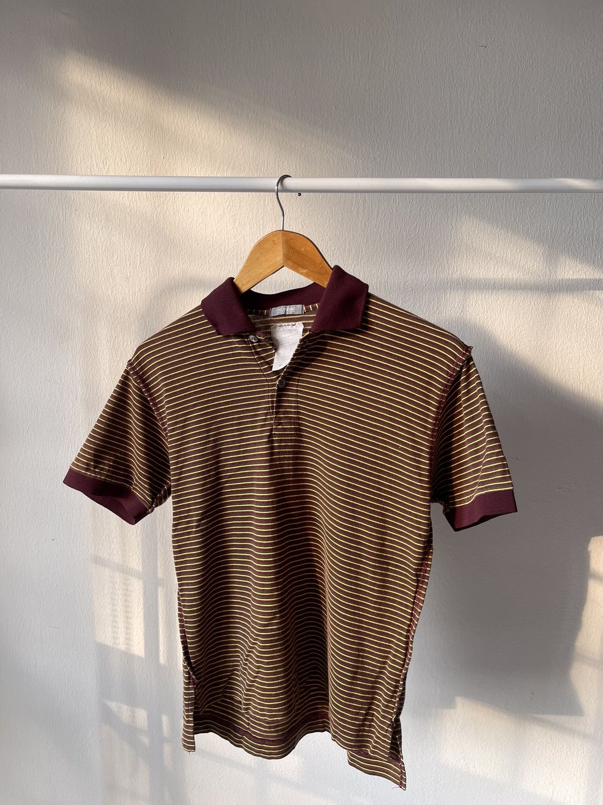 Comme des Garcons Homme × Comme des Garcons Homme Plus × Rei Kawakubo 80s Homme Comme Des Garcons Polo Tee Size US M / EU 48-50 / 2 - 1 Thumbnail