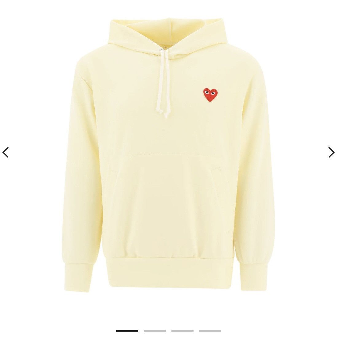 Comme des Garcons Comme des Garcons Cream Hoodie Size US L / EU 52-54 / 3 - 1 Thumbnail