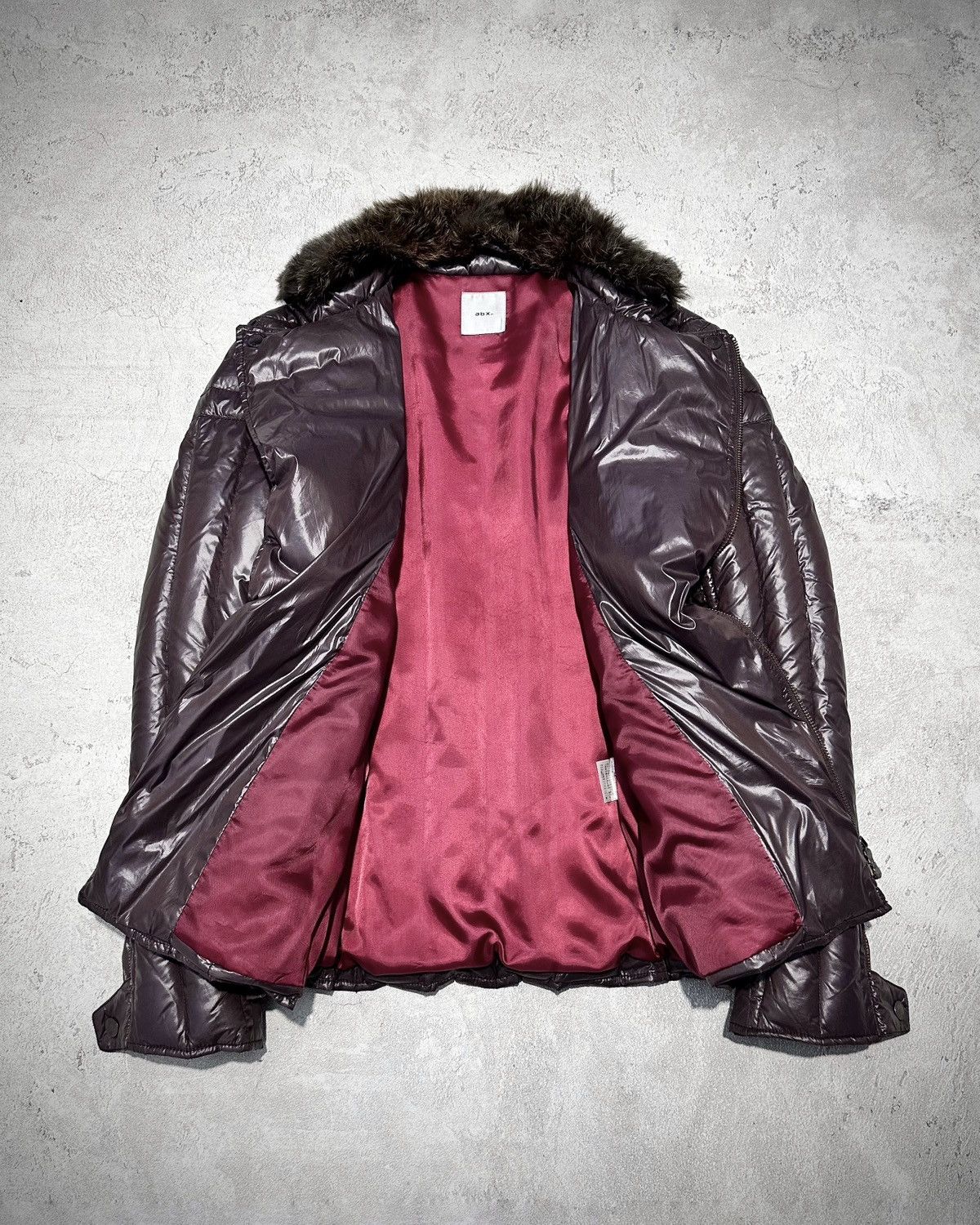 Japanese Brand ABX Fur Neck Rider Down Jacket Size US M / EU 48-50 / 2 - 7 Thumbnail