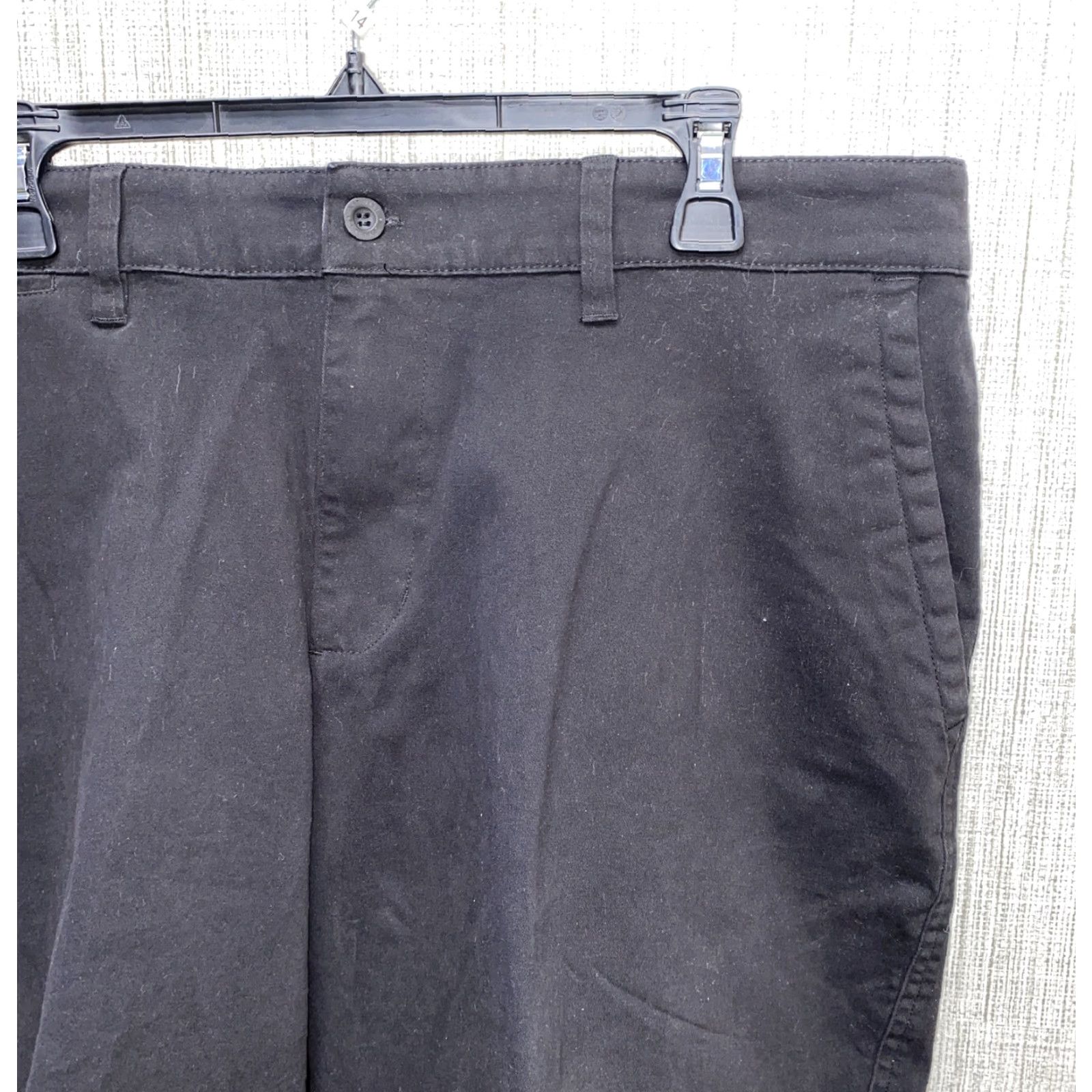 Nat Nast Nat Nast Mens Black Cotton Zip Fly Shorts Size 38 Regular Casual Shorts Shirt? Size US 38 / EU 54 - 2 Thumbnail