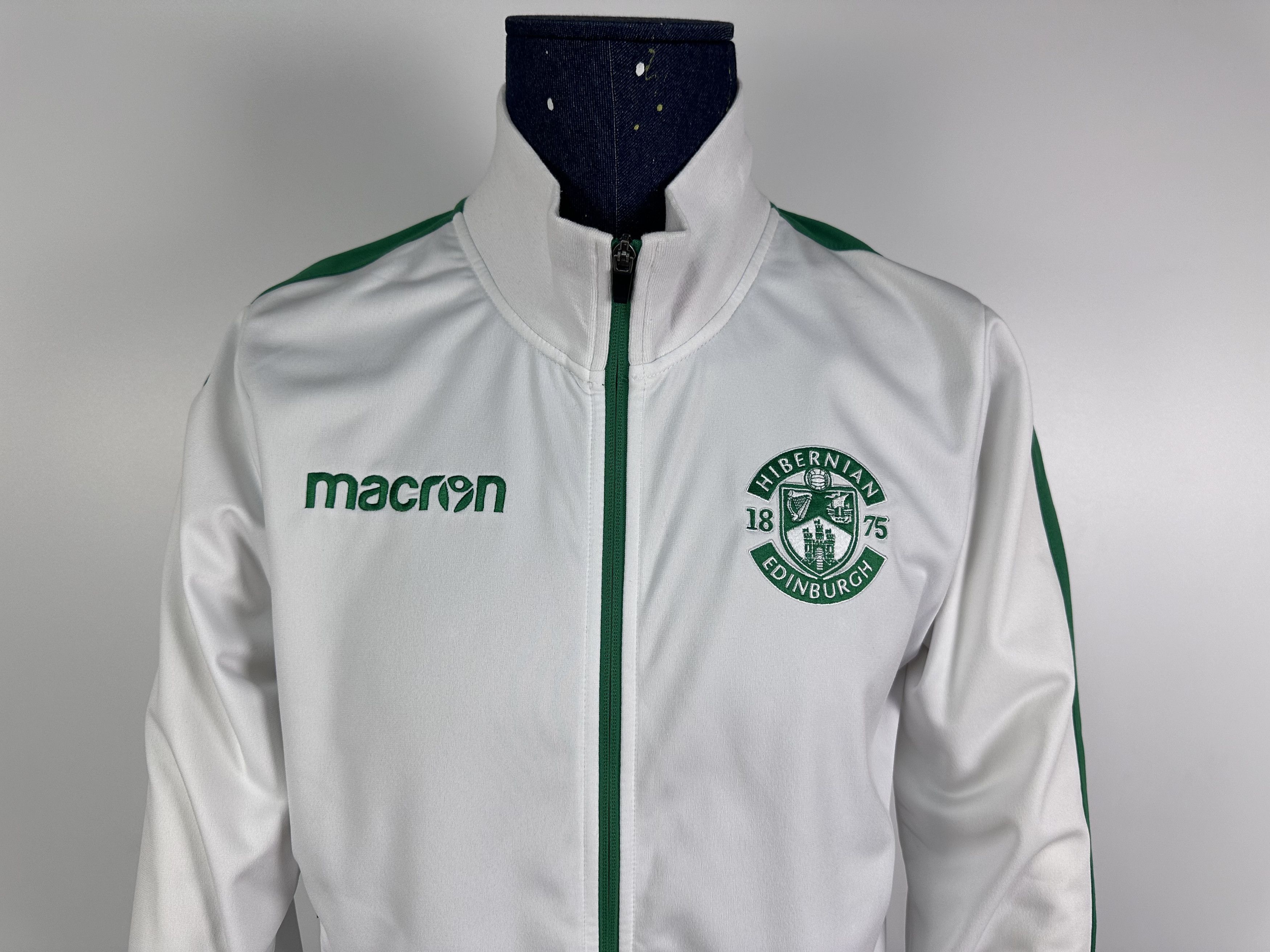 Macron Hibernian Scotland Football Soccer Track Jacket Macron Size US L / EU 52-54 / 3 - 5 Thumbnail