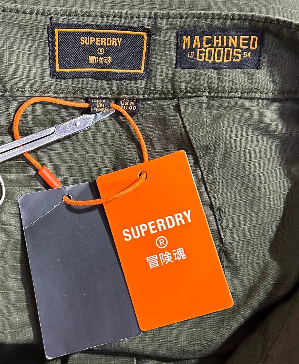 Superdry NWT Superdry khaki cargo Combat utility mini skirt Pockets Size 26" / US 2 / IT 38 - 3 Thumbnail