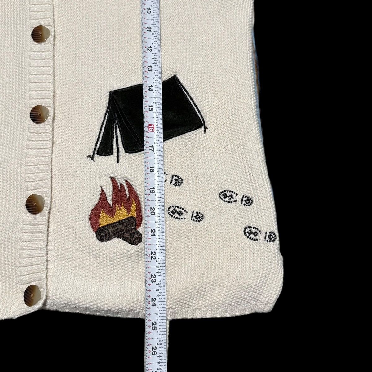 Cabelas Cabela's Embroidered Cardigan Sweater Women's Medium Size M / US 6-8 / IT 42-44 - 7 Thumbnail