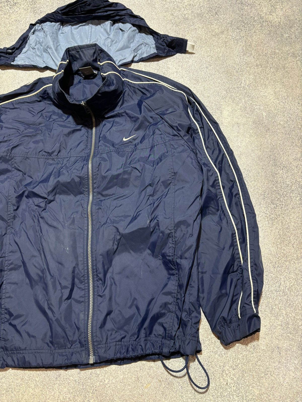 Nike × Vintage Vintage Nike Windbreaker Light Jacket Size L Blue Size US L / EU 52-54 / 3 - 4 Thumbnail