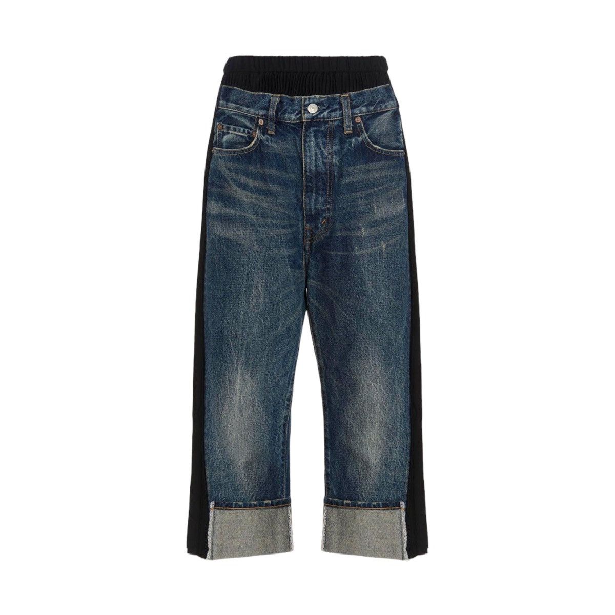 Junya Watanabe × Levi's $1,400 Pleated deconstructed adjustable Denim pants Size US 32 / EU 48 - 7 Thumbnail