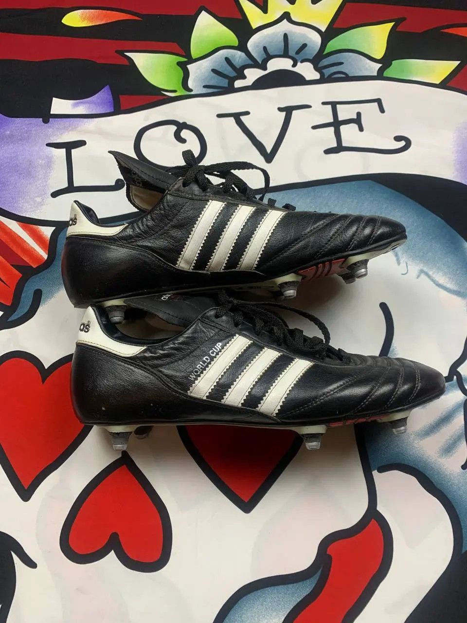 Adidas Adidas World Cup 2002 SG Leather soccer boots Size 11.5US Size US 11.5 / EU 44-45 - 2 Thumbnail