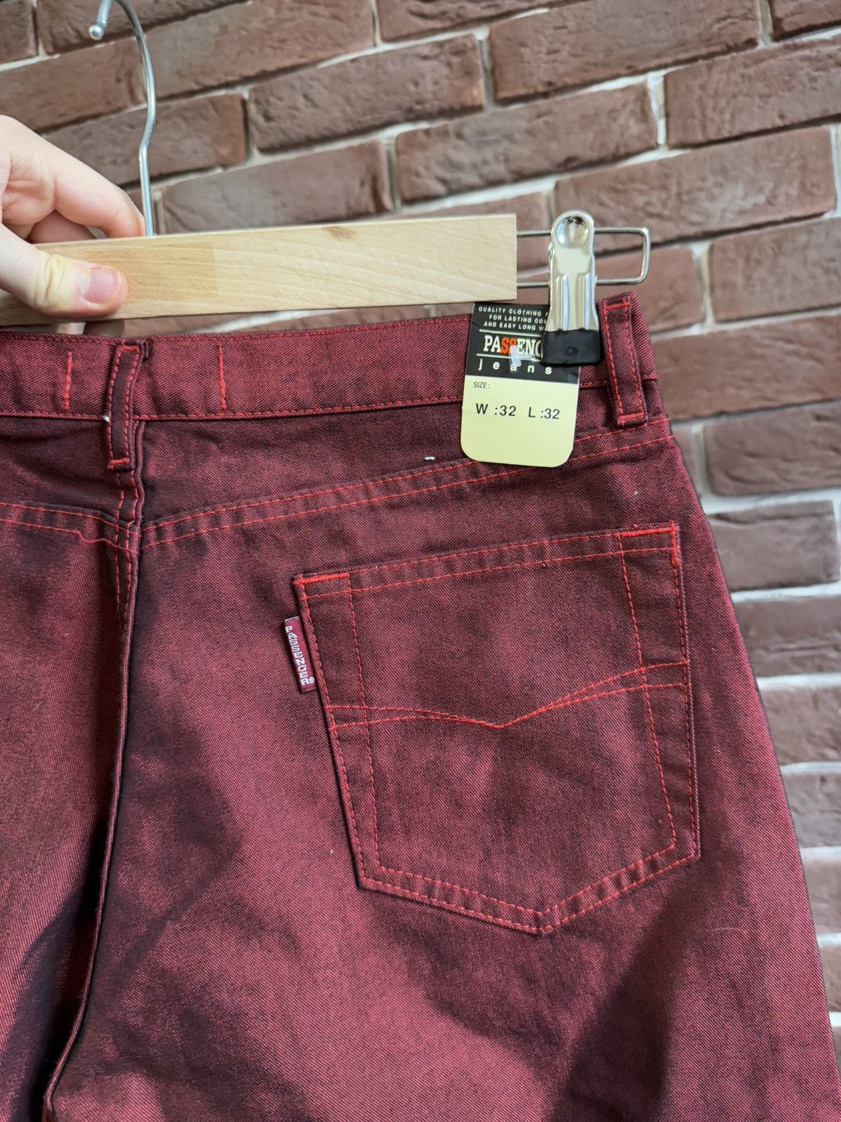 Japanese Brand Rare Y2K Passenge Cyber flared Rave Hip Hop Rap Pants Grail Size US 32 / EU 48 - 6 Thumbnail