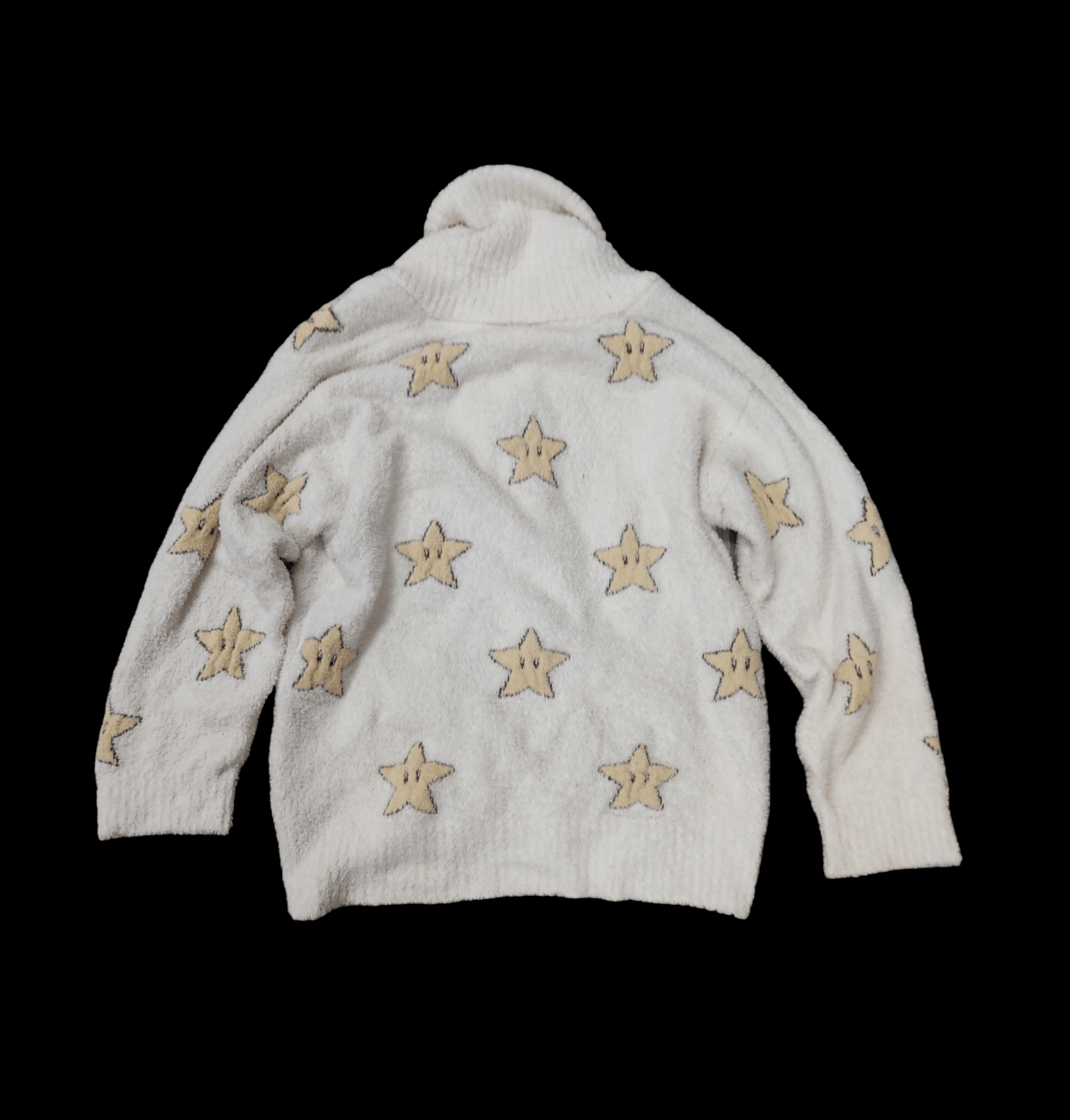 Japanese Brand GELATO PIQUE x Super Mario Kauchin Stars Jacquard Sweater Size US XL / EU 56 / 4 - 3 Thumbnail