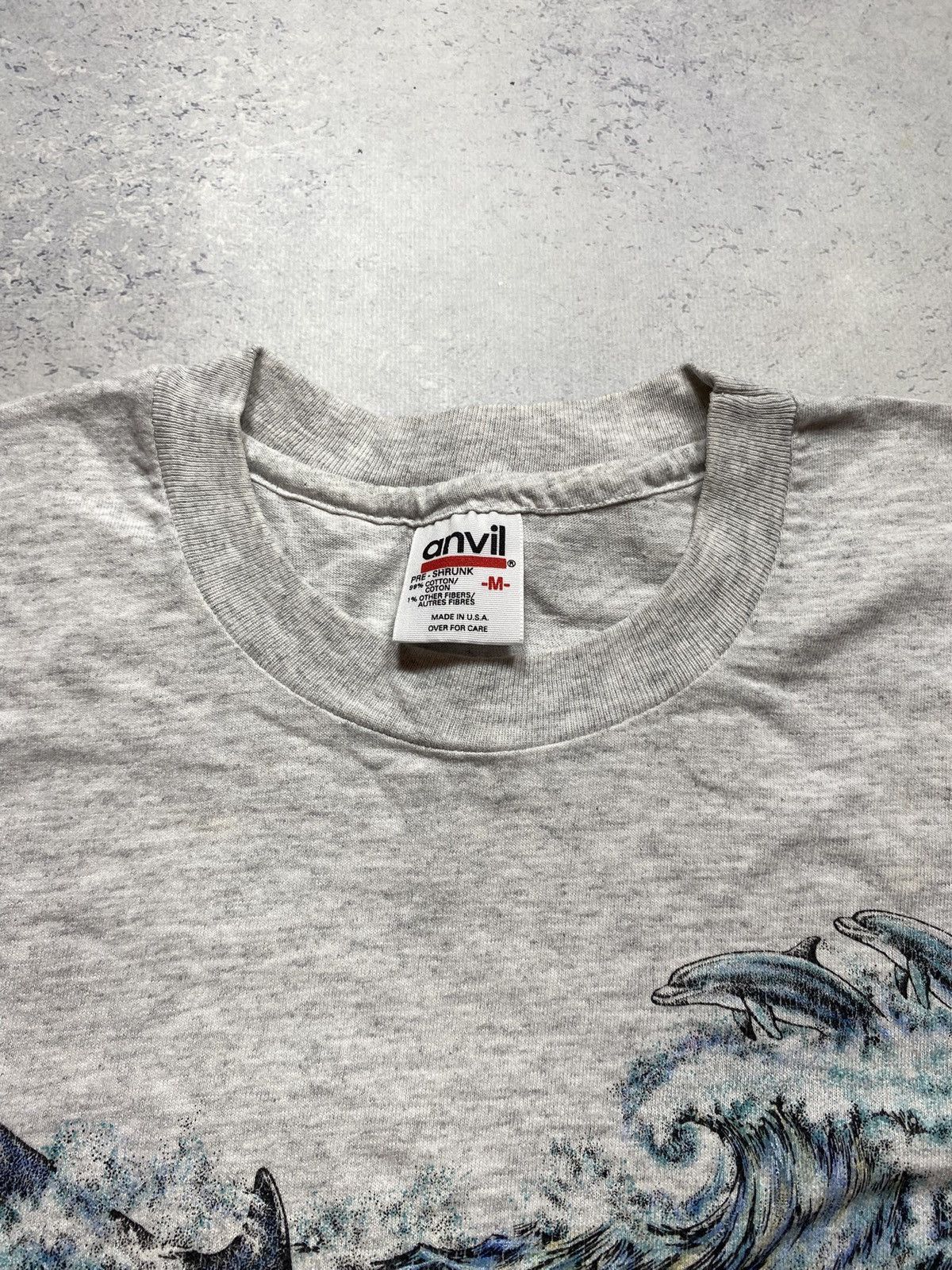 Anvil Vintage T-shirt with Sea World print produced San Segal Size US M / EU 48-50 / 2 - 12 Thumbnail