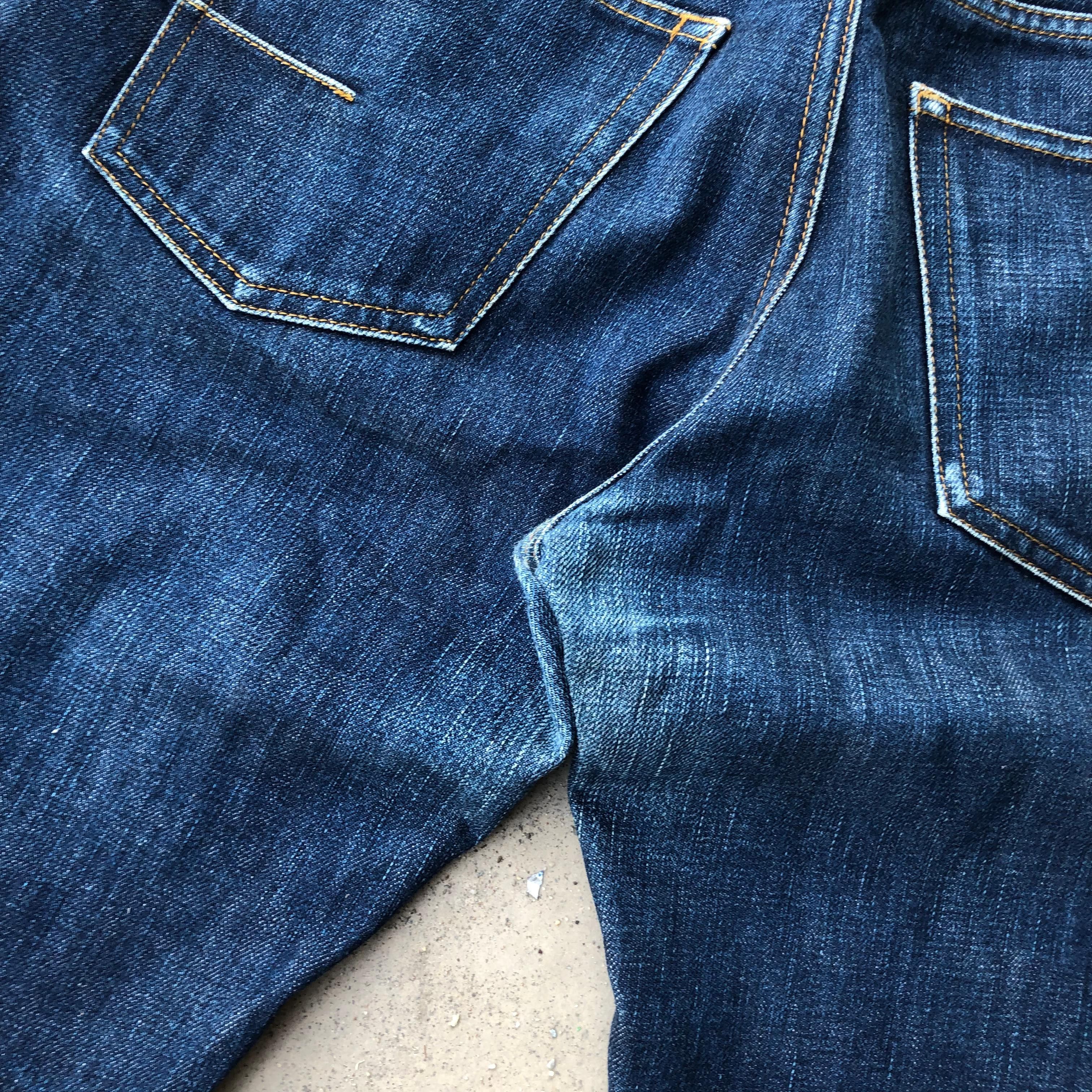 Dior × Hedi Slimane SS04 Dior Vintage Fading Strip Jeans Size US 32 / EU 48 - 5 Thumbnail
